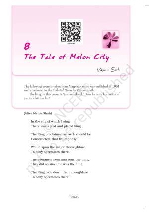 NCERT Book for Class 11 English Snapshots Chapter 8 The Tale of Melon City