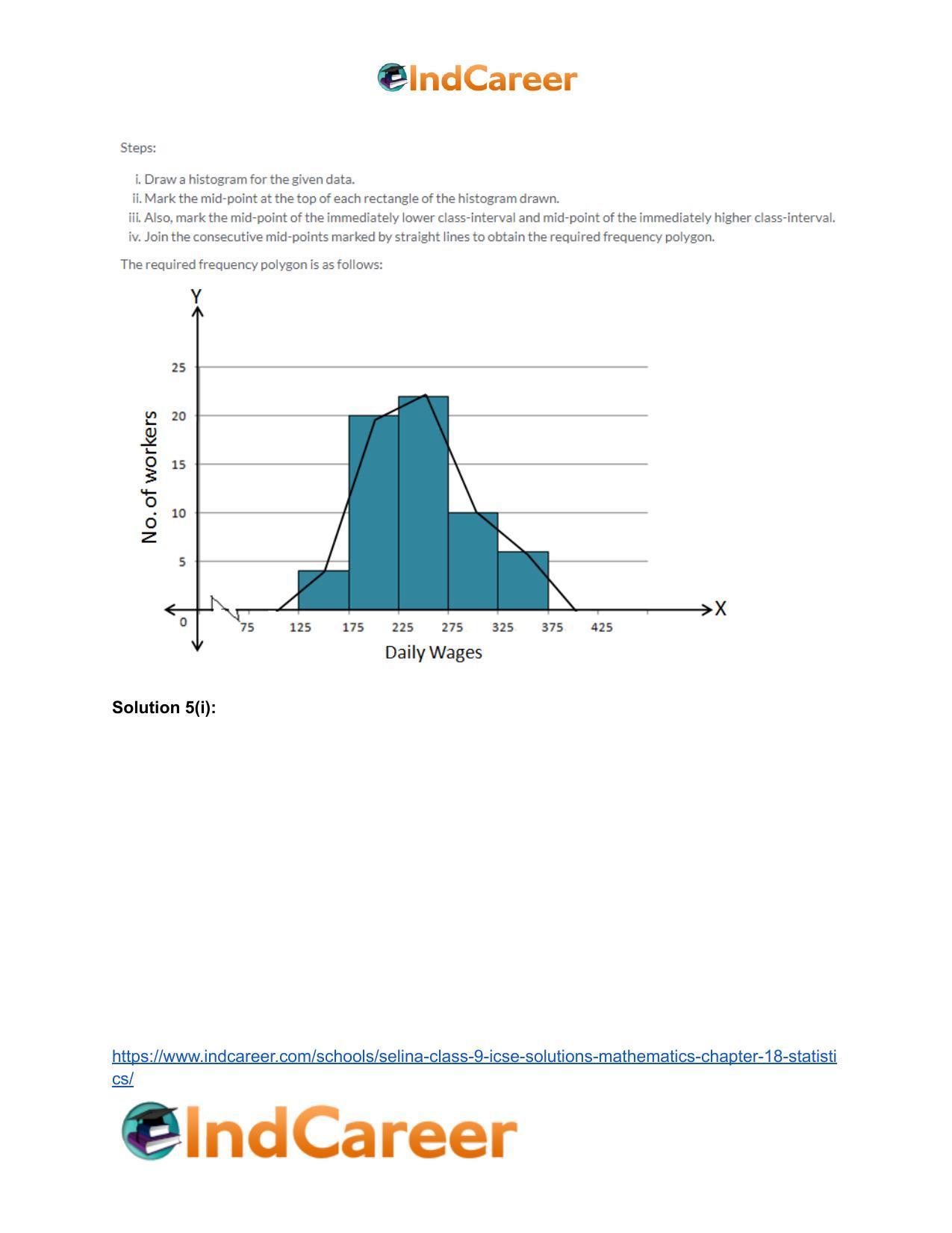 Selina Class 9 ICSE Solutions Mathematics : Chapter 18- Statistics - Page 13