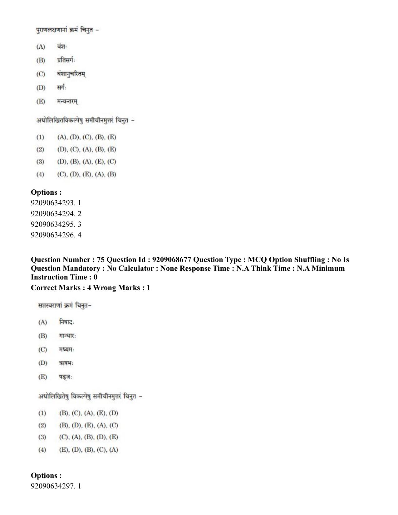 CUET PG 2023: ACQP16 – Puranetihas (Hindi)-Shift 3 (08-06-2023) Question Paper - Page 95