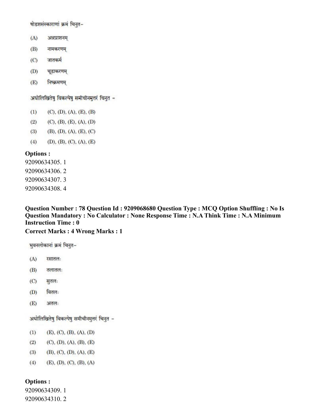 CUET PG 2023: ACQP16 – Puranetihas (Hindi)-Shift 3 (08-06-2023) Question Paper - Page 101