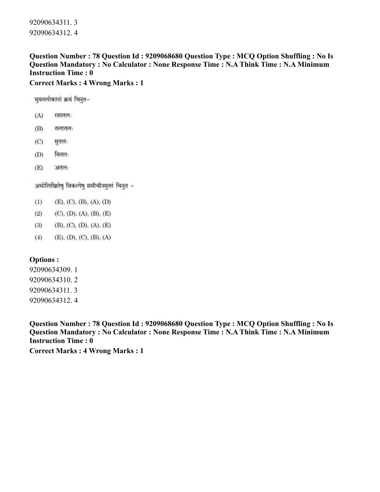 CUET PG 2023: ACQP16 – Puranetihas (Hindi)-Shift 3 (08-06-2023) Question Paper - Page 102