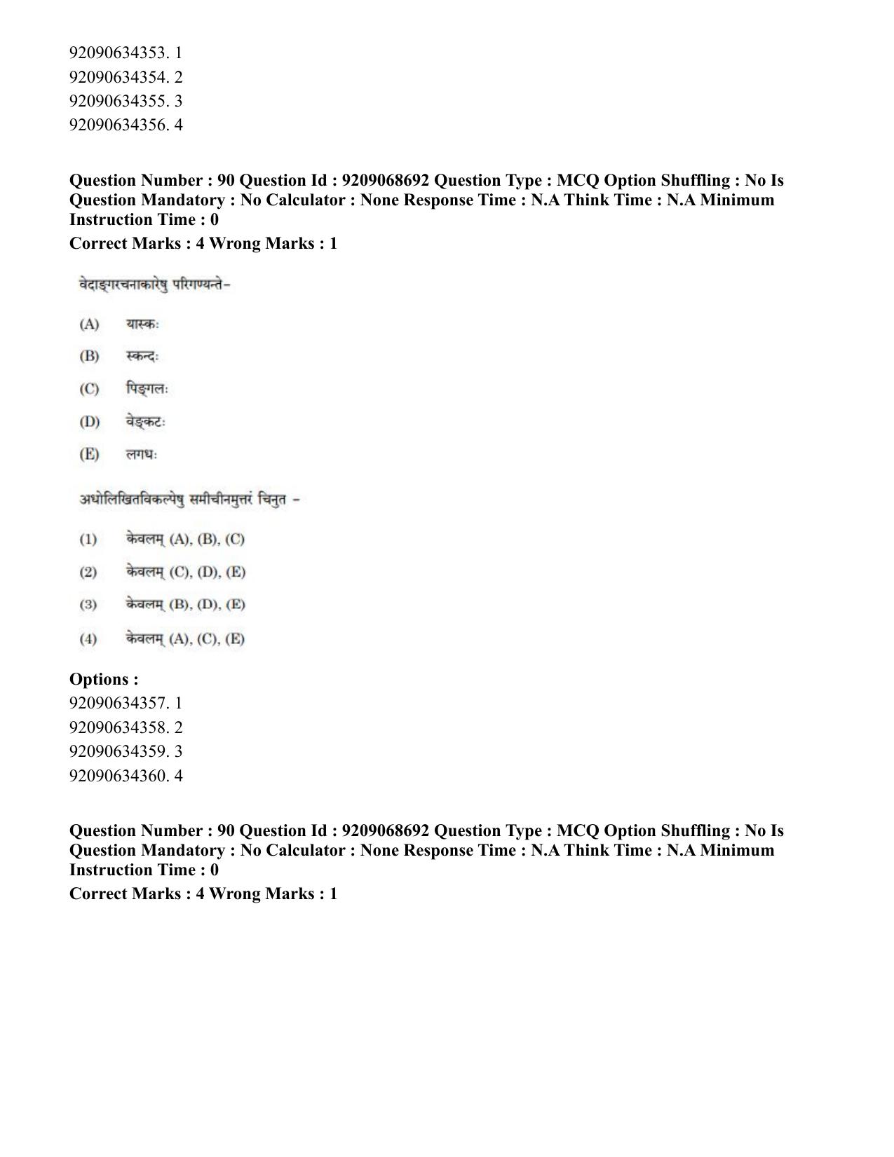 CUET PG 2023: ACQP16 – Puranetihas (Hindi)-Shift 3 (08-06-2023) Question Paper - Page 124