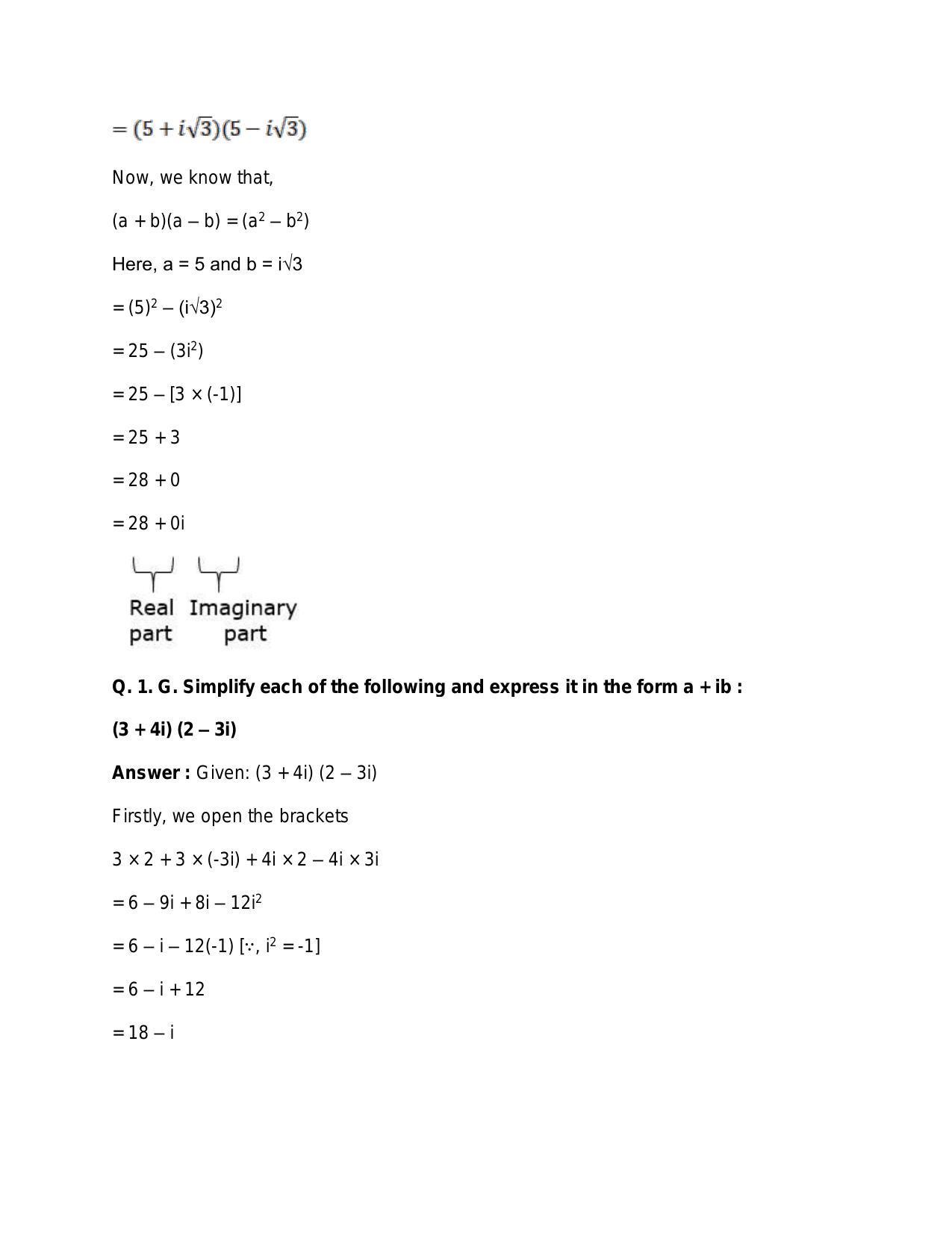 Chapter 5: Complex Numbers and Quadratic Equations: RS Aggarwal Class 11 Solutions  - Page 16