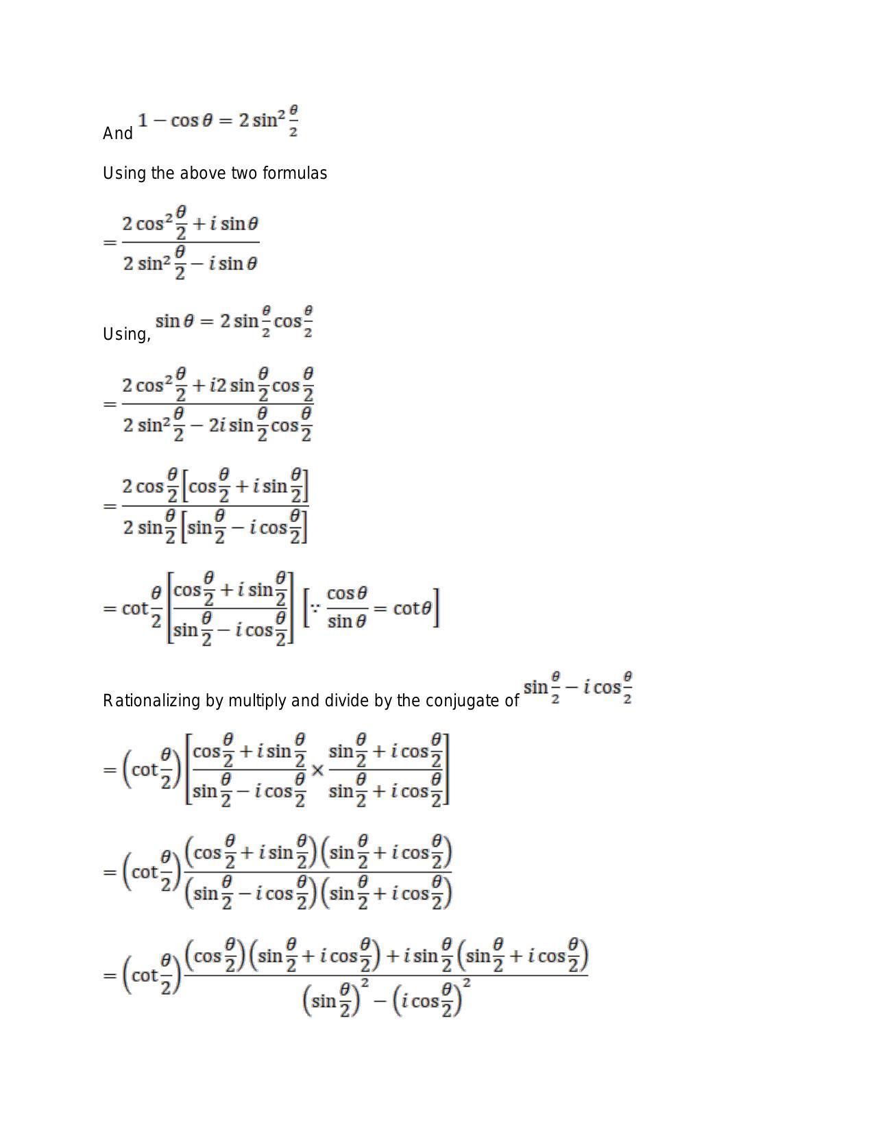 Chapter 5: Complex Numbers and Quadratic Equations: RS Aggarwal Class 11 Solutions  - Page 74