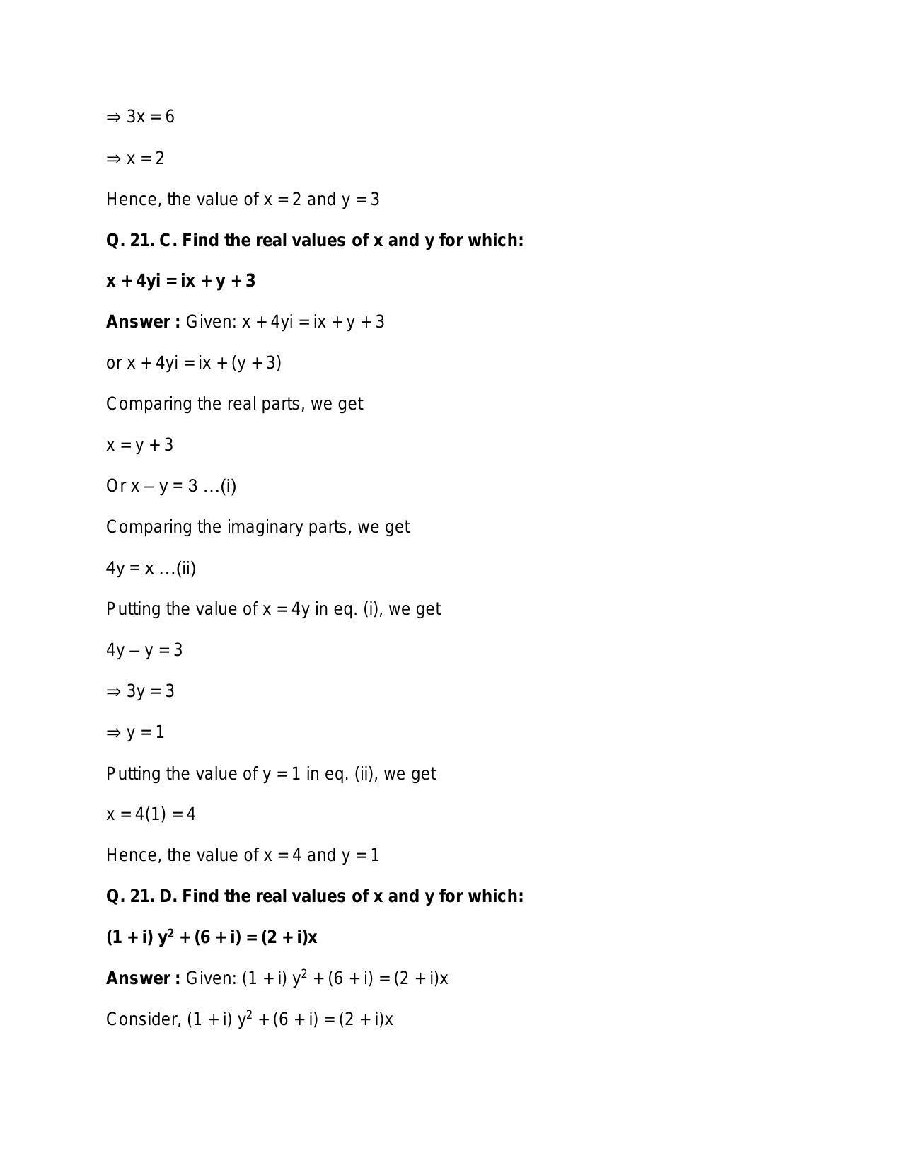 Chapter 5: Complex Numbers and Quadratic Equations: RS Aggarwal Class 11 Solutions  - Page 81