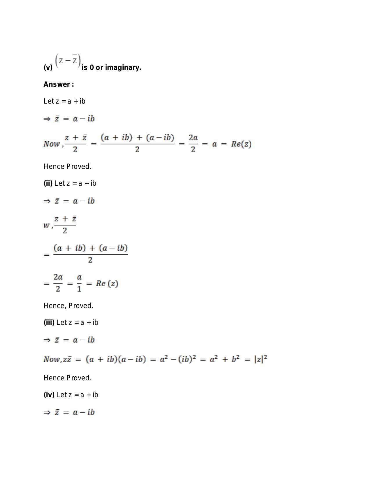 Chapter 5: Complex Numbers and Quadratic Equations: RS Aggarwal Class 11 Solutions  - Page 106