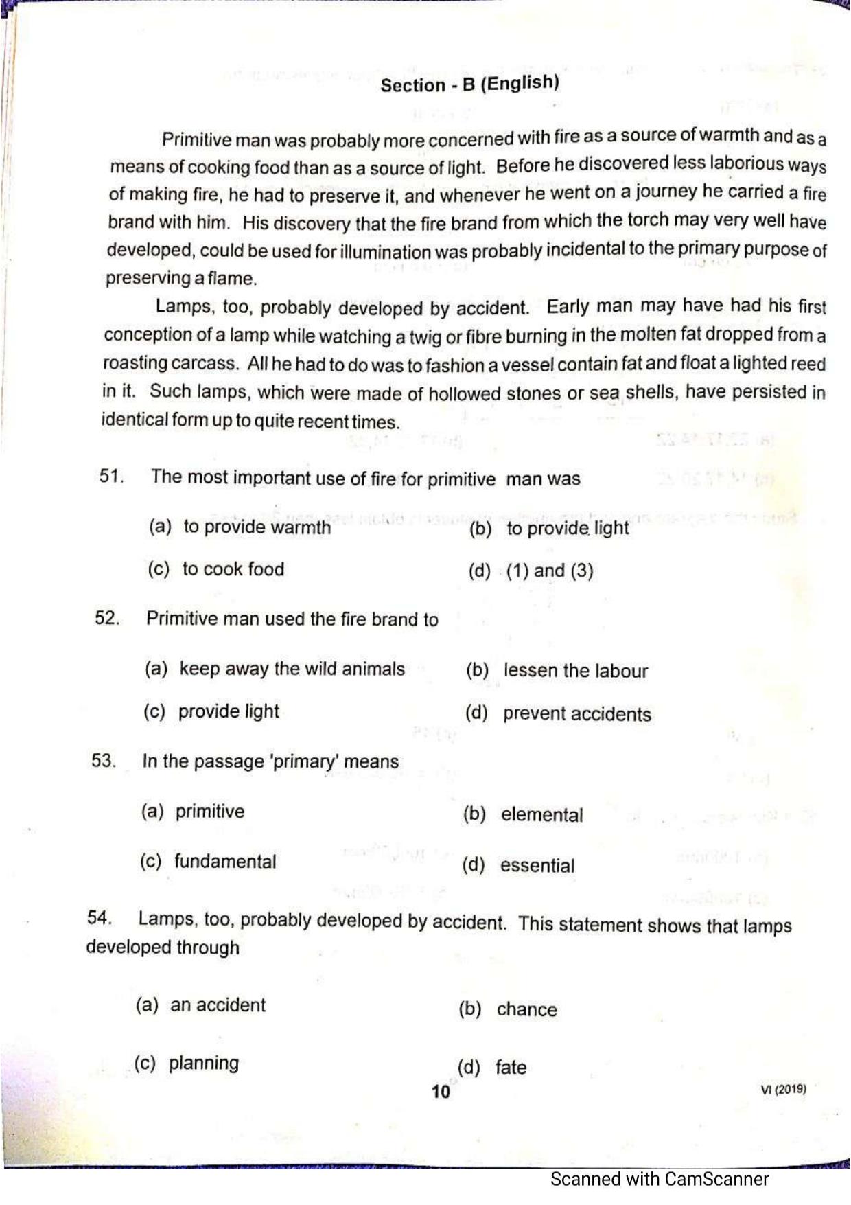 JKSSEE 2019 Class 6 Question Paper - Page 9