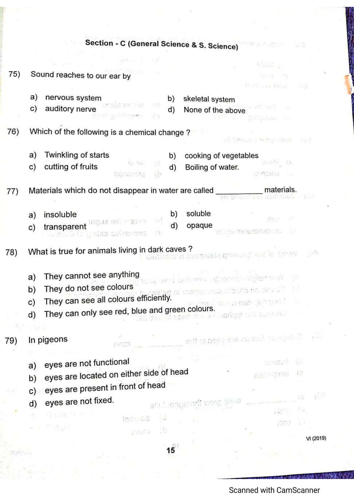 JKSSEE 2019 Class 6 Question Paper - Page 14