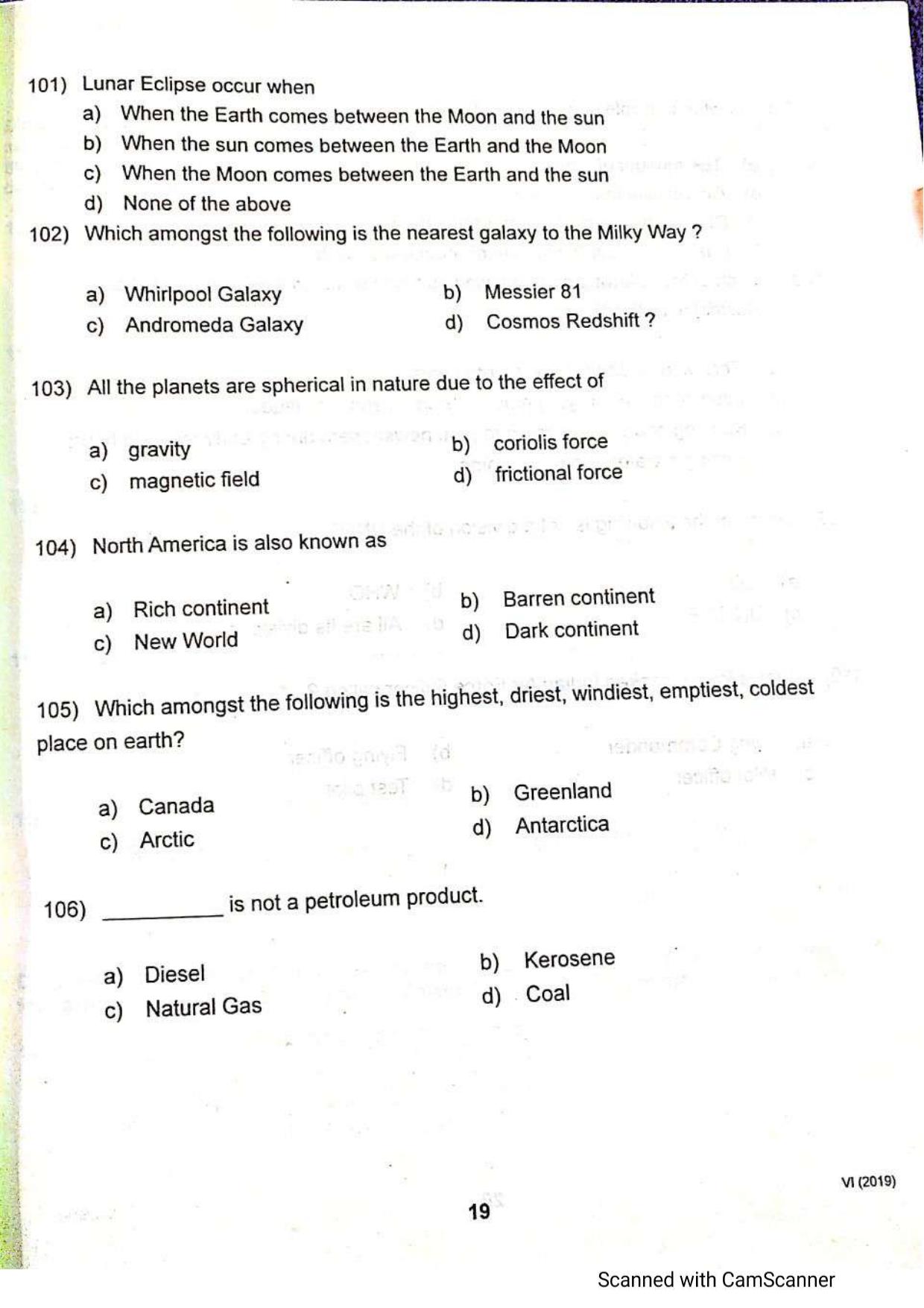 JKSSEE 2019 Class 6 Question Paper - Page 18