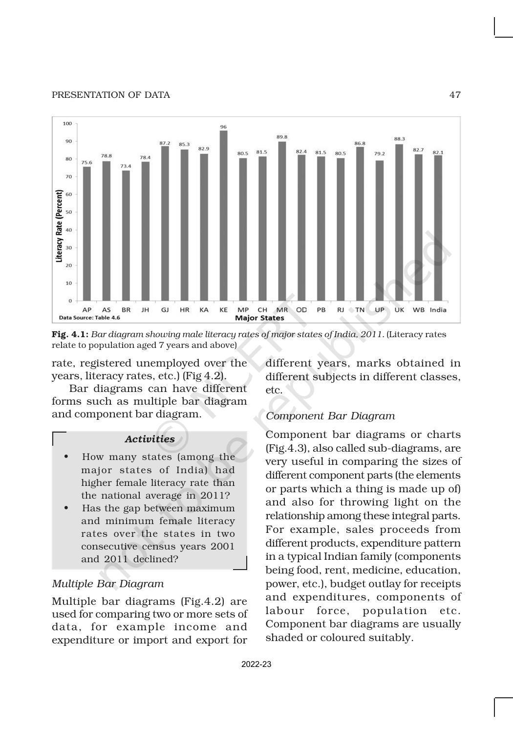 NCERT Book for Class 11 Economics (Statistic Economics) Chapter 4 Presentation of Data - Page 8