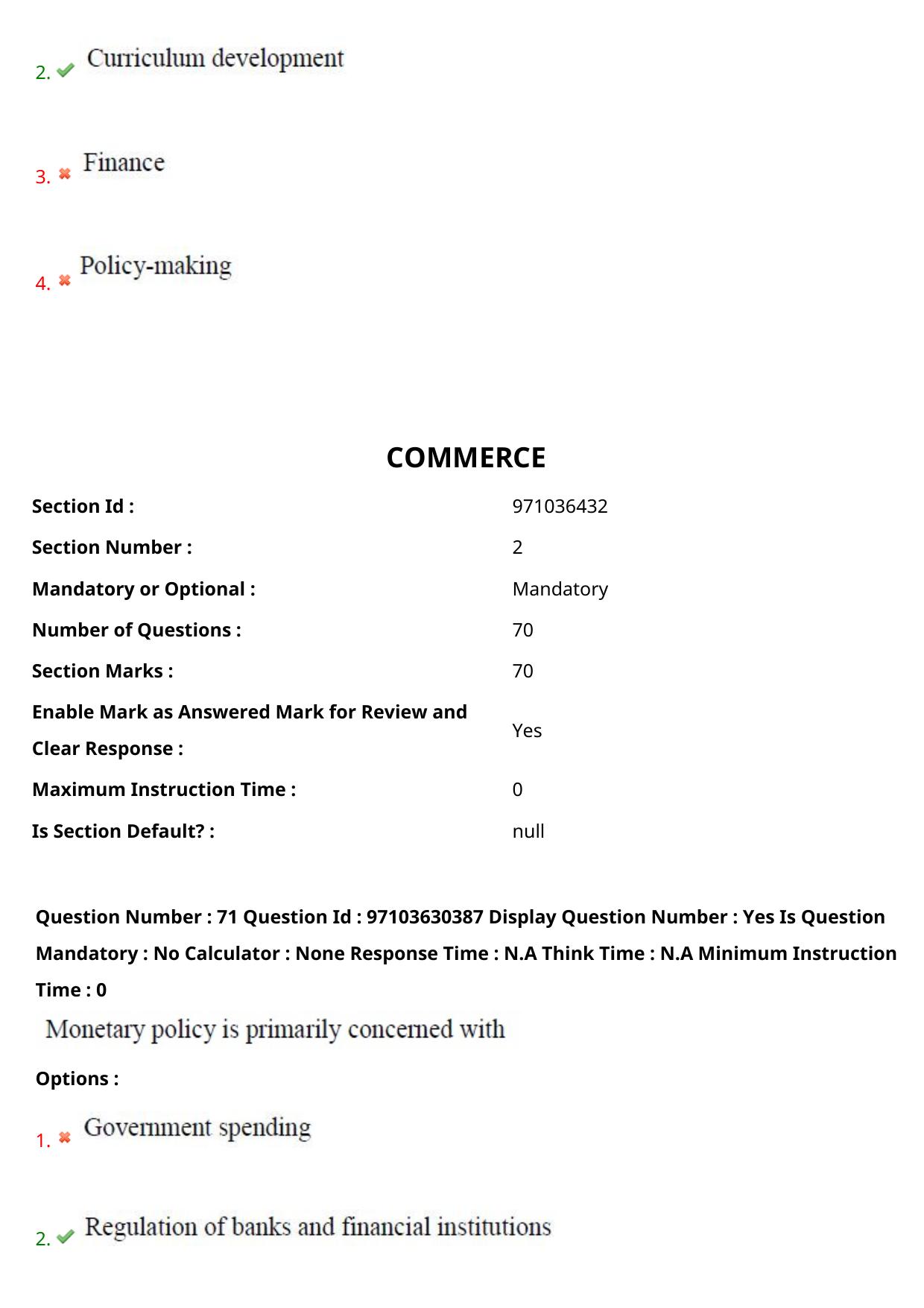 AP RCET 2024 Commerce Question Paper - Page 44