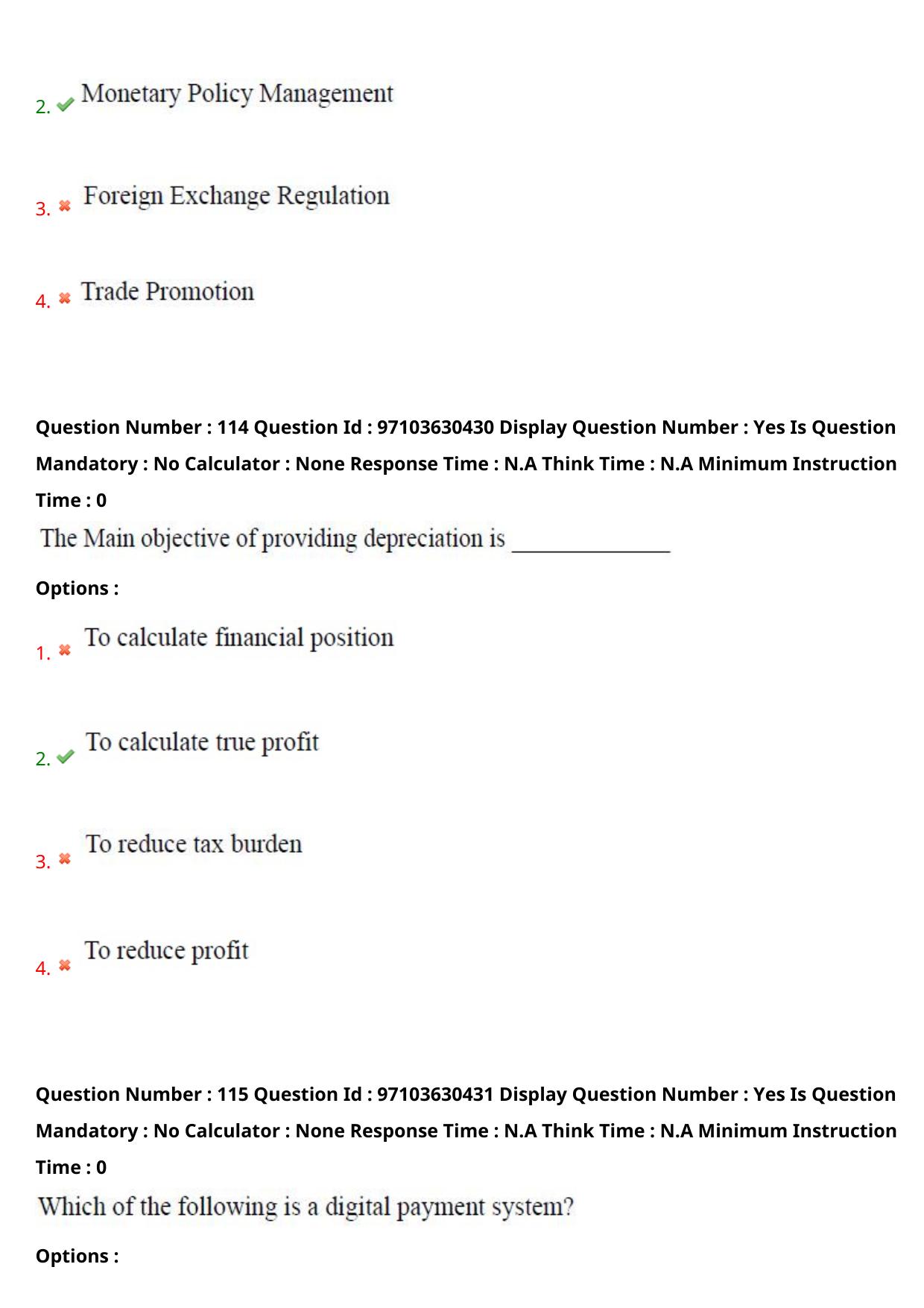 AP RCET 2024 Commerce Question Paper - Page 67