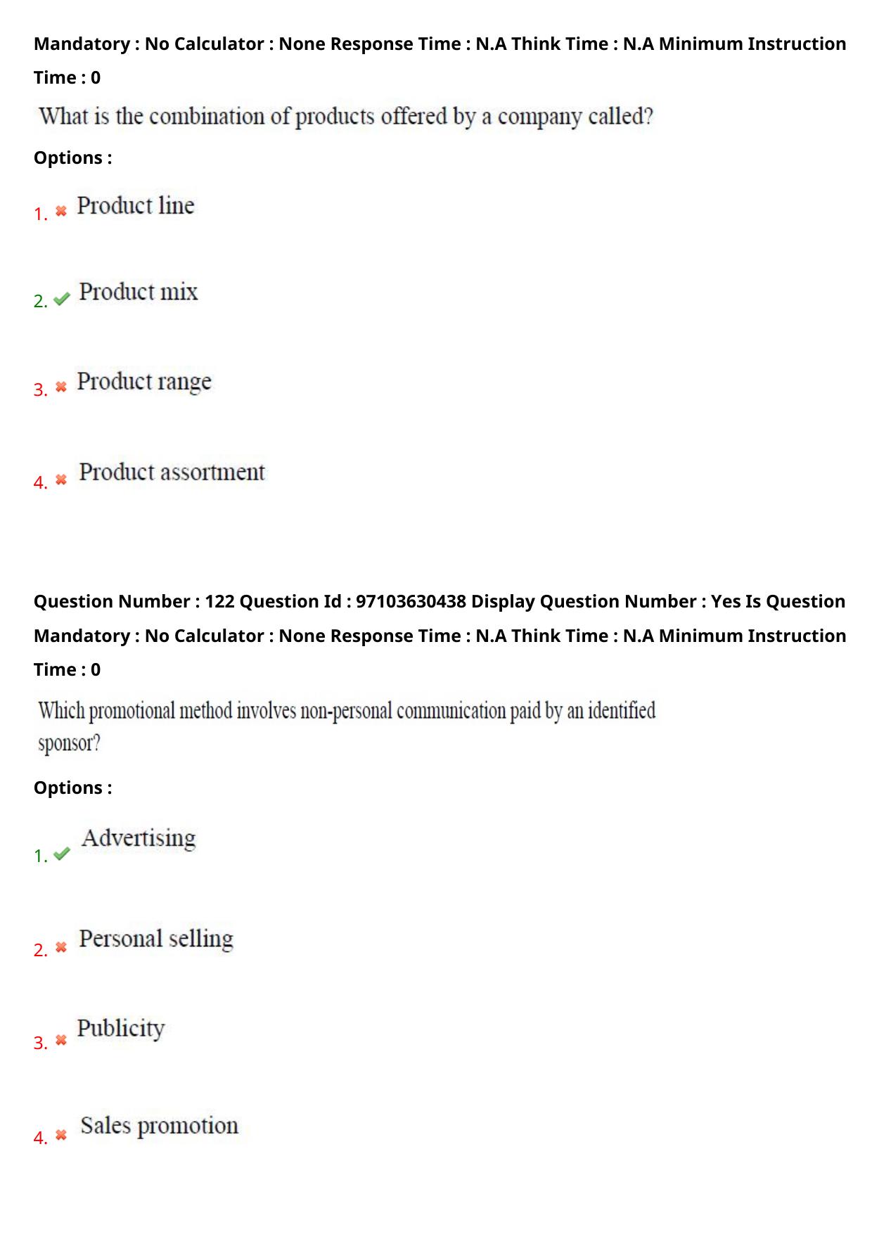 AP RCET 2024 Commerce Question Paper - Page 71