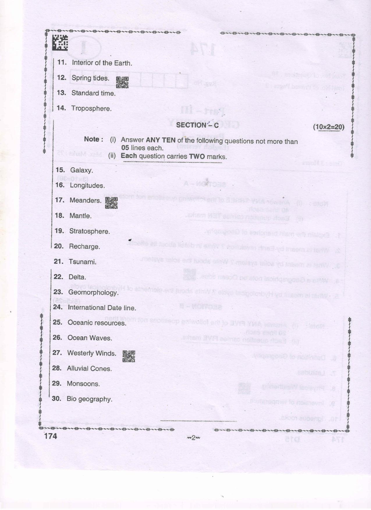 AP Inter 1st Year Geography - I(EM) Question Paper September-2021 - Page 2