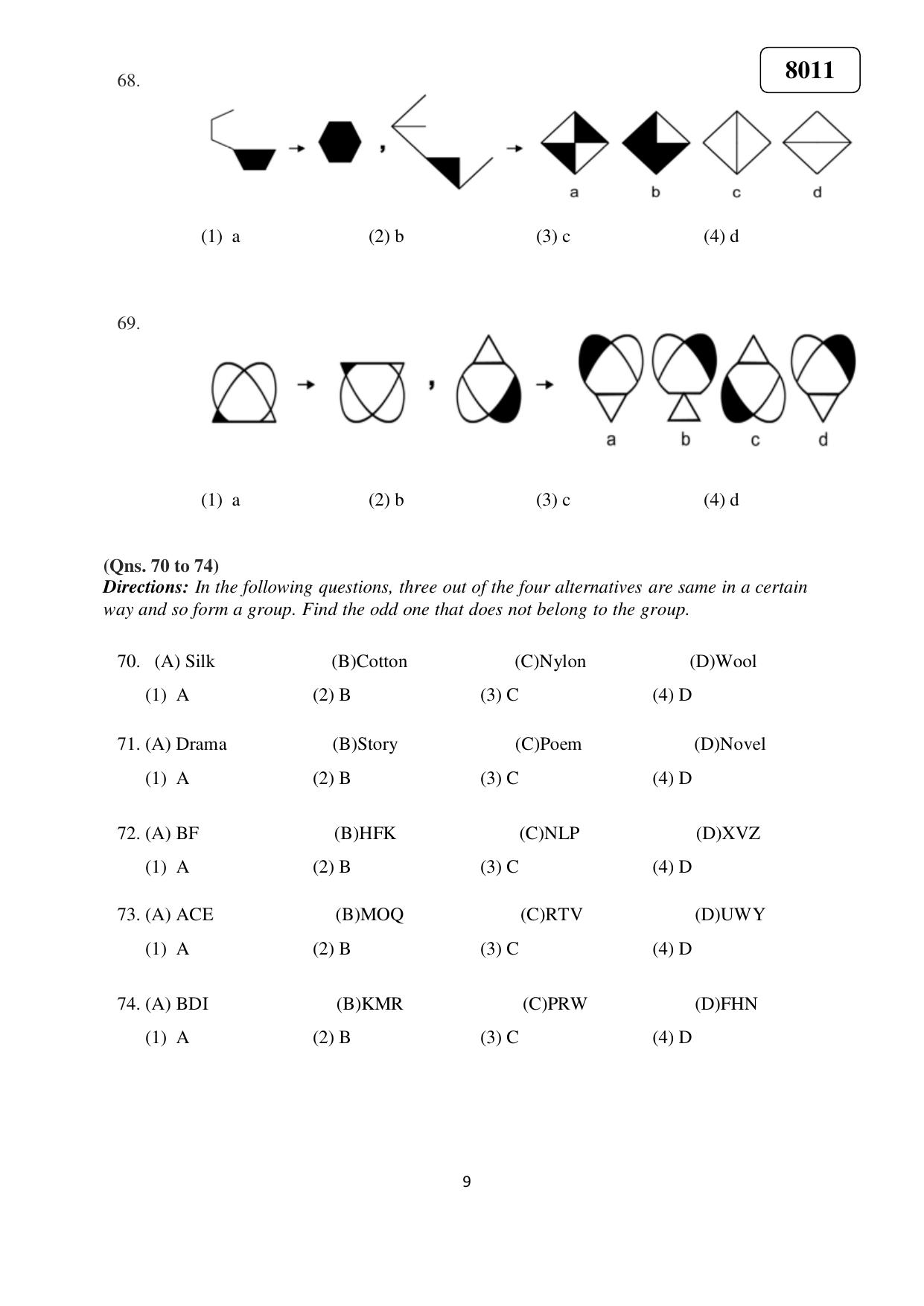 Puducherry NMMS 2018 Question Paper - Page 10