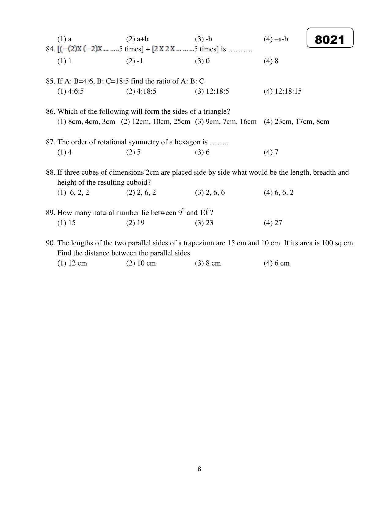 Puducherry NMMS 2018 Question Paper - Page 23