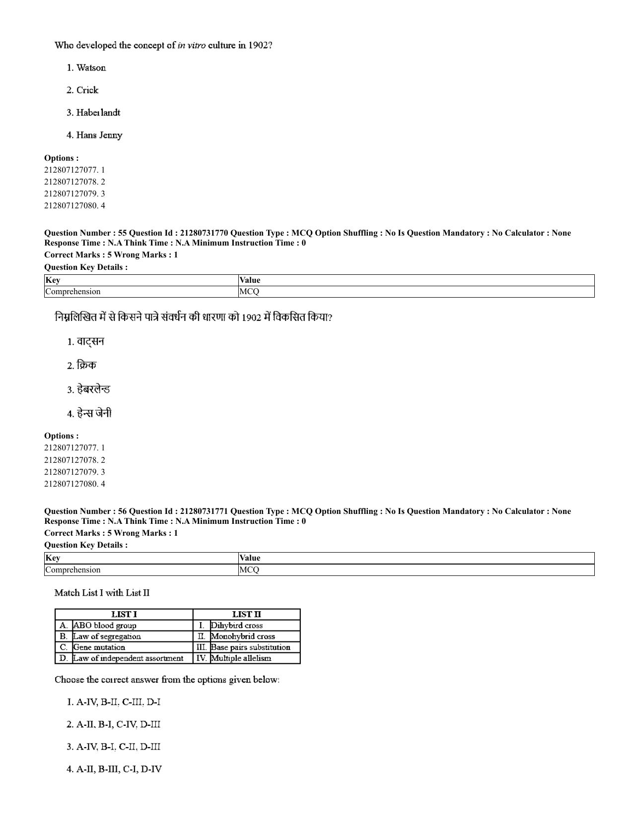 CUET 2023 English Hindi Shift 3 Question Papers - Page 39