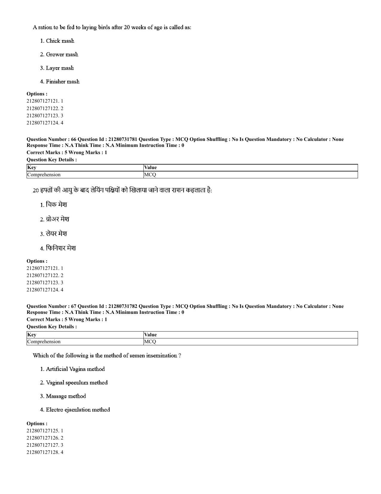 CUET 2023 English Hindi Shift 3 Question Papers - Page 48