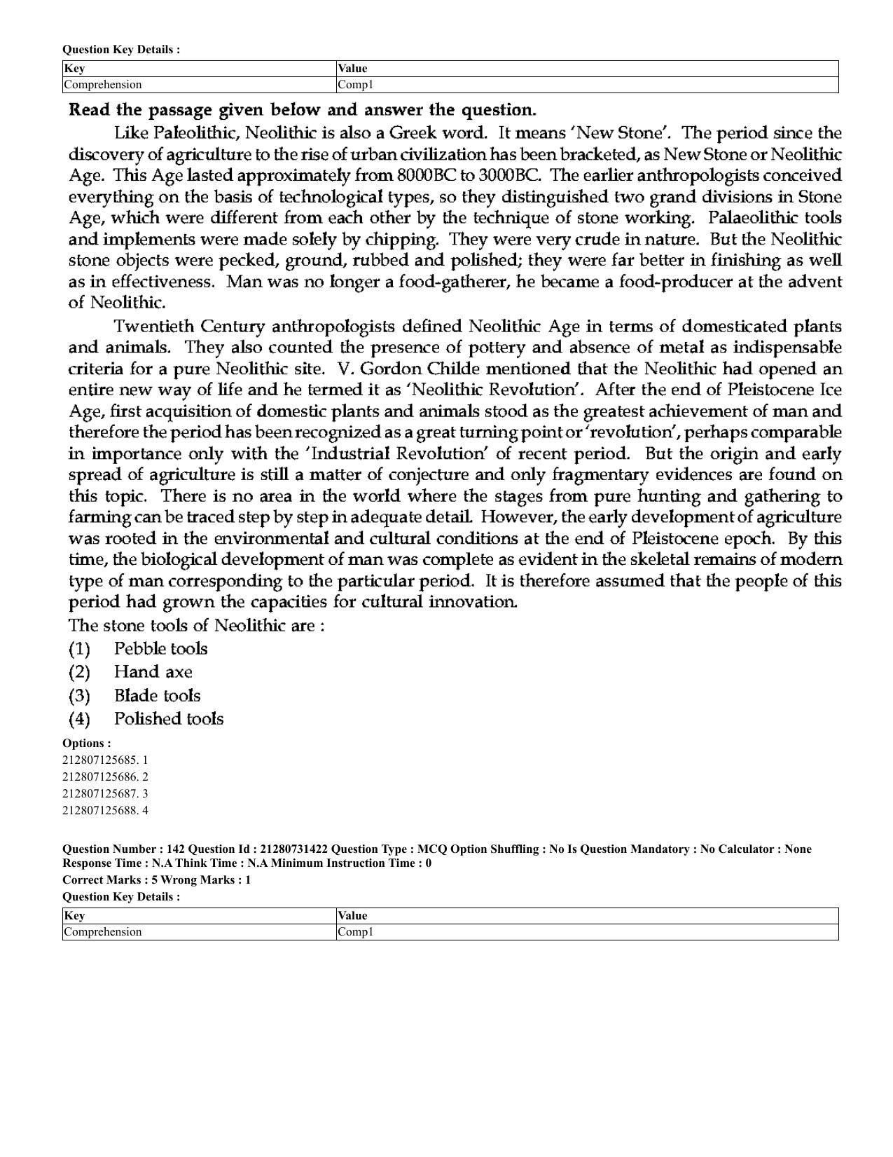 CUET 2023 English Hindi Shift 3 Question Papers - Page 111