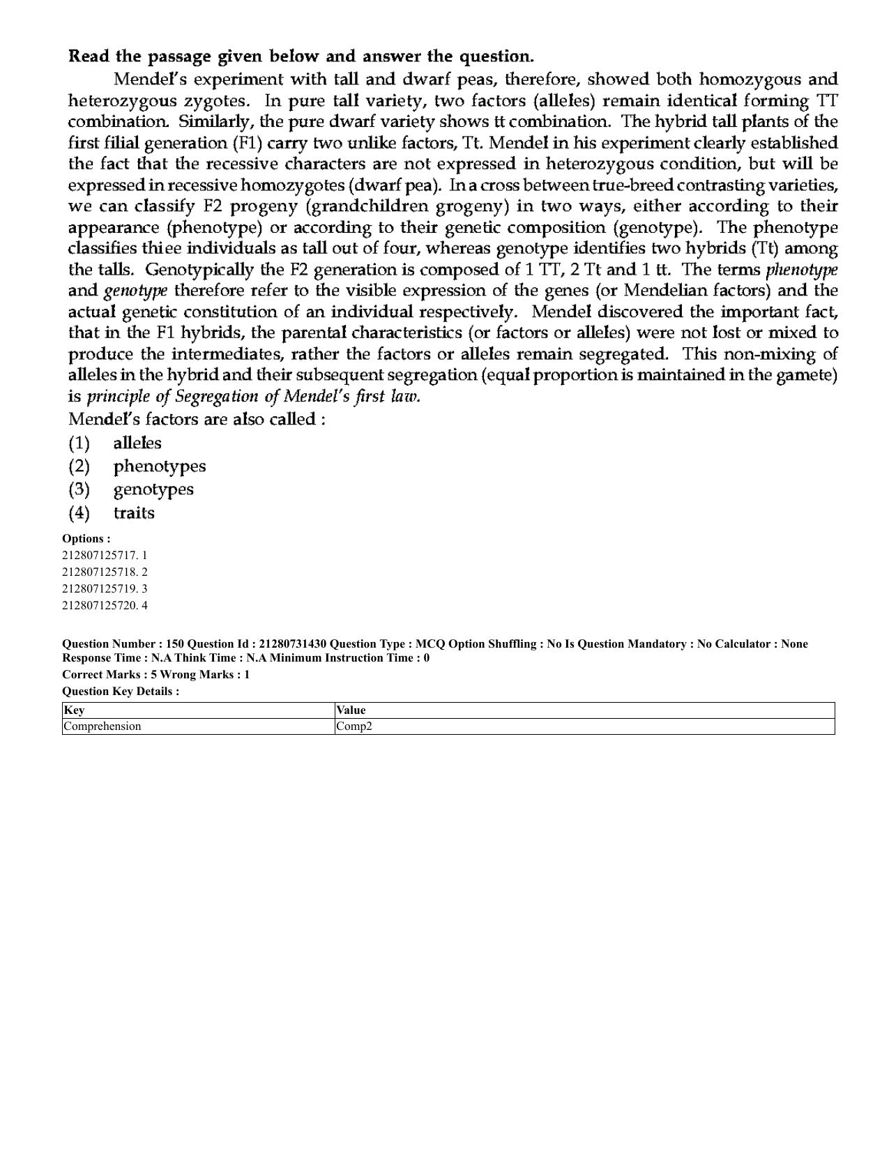 CUET 2023 English Hindi Shift 3 Question Papers - Page 127