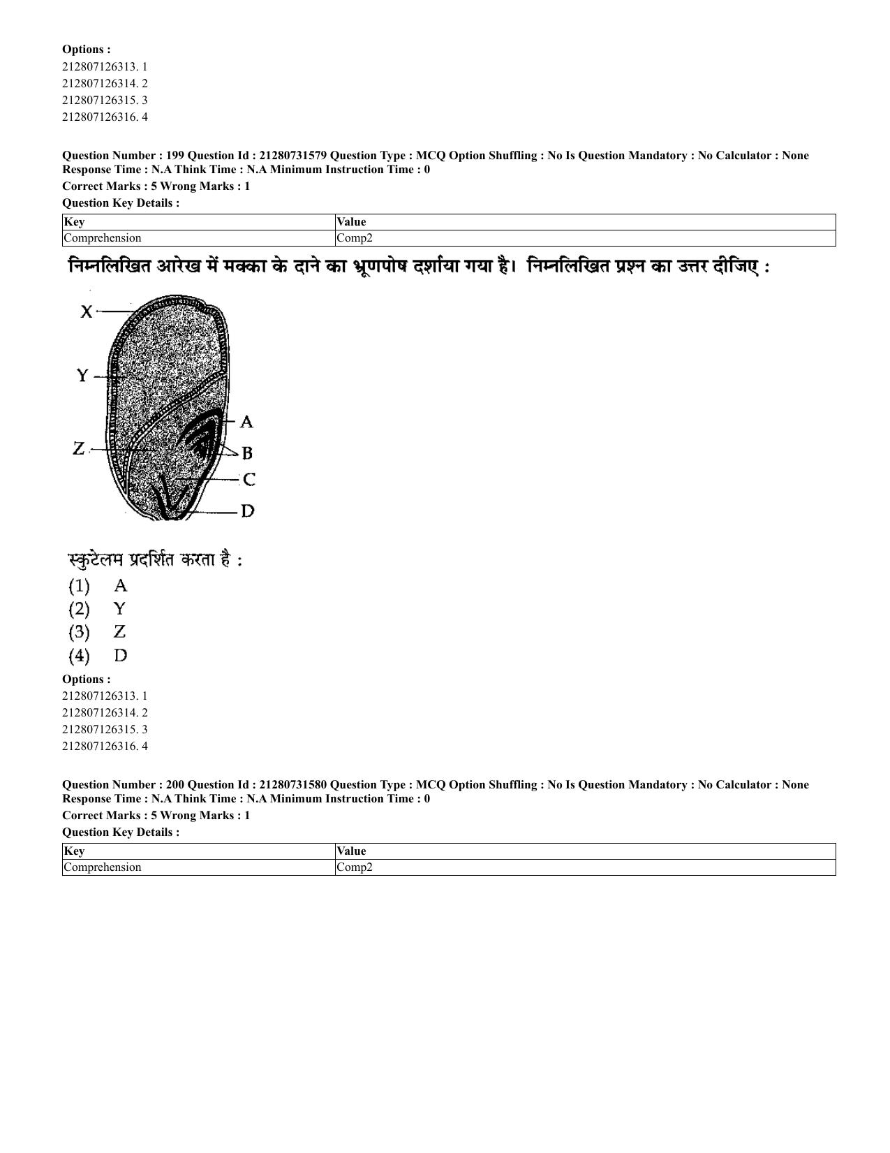 CUET 2023 English Hindi Shift 3 Question Papers - Page 175