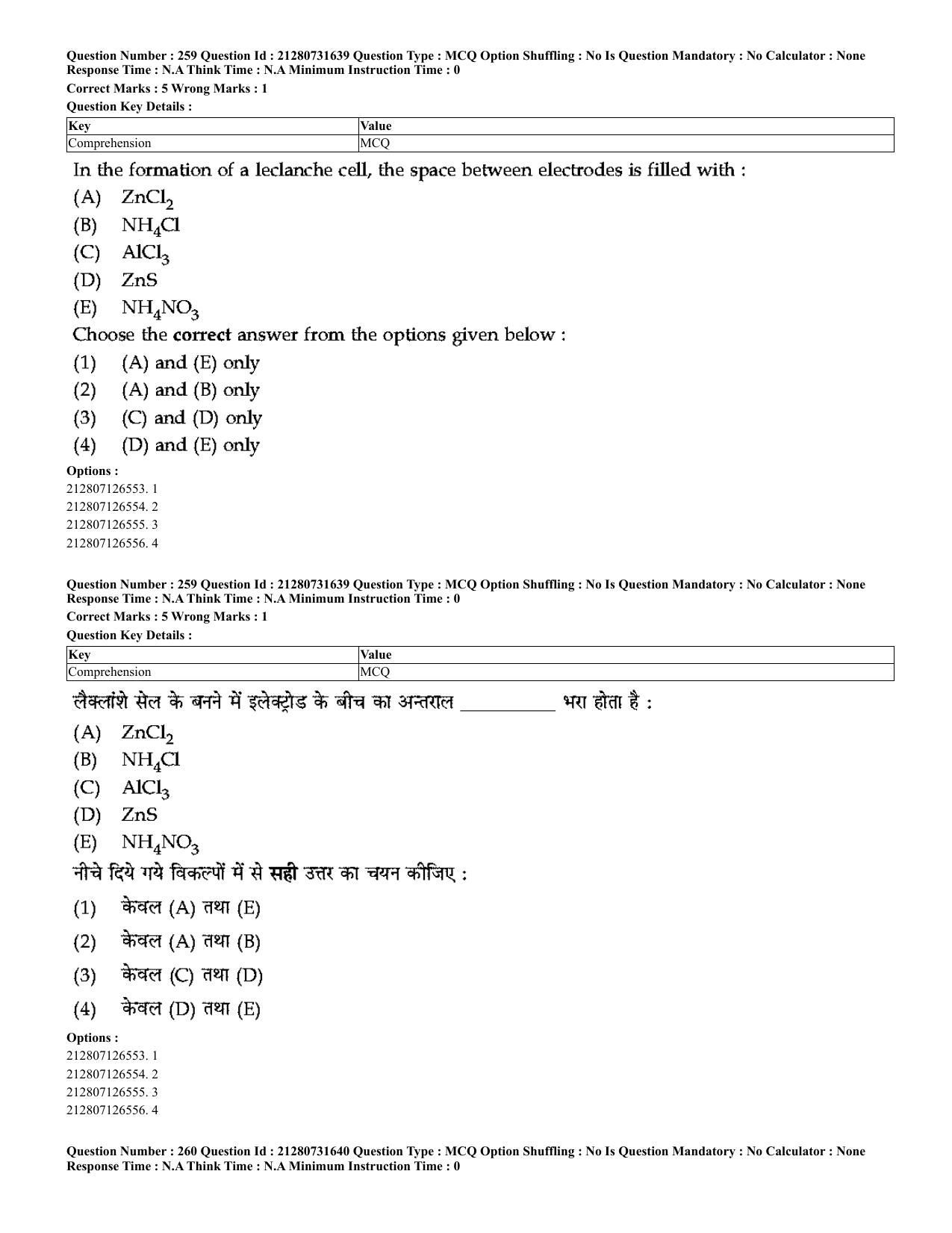 CUET 2023 English Hindi Shift 3 Question Papers - Page 228