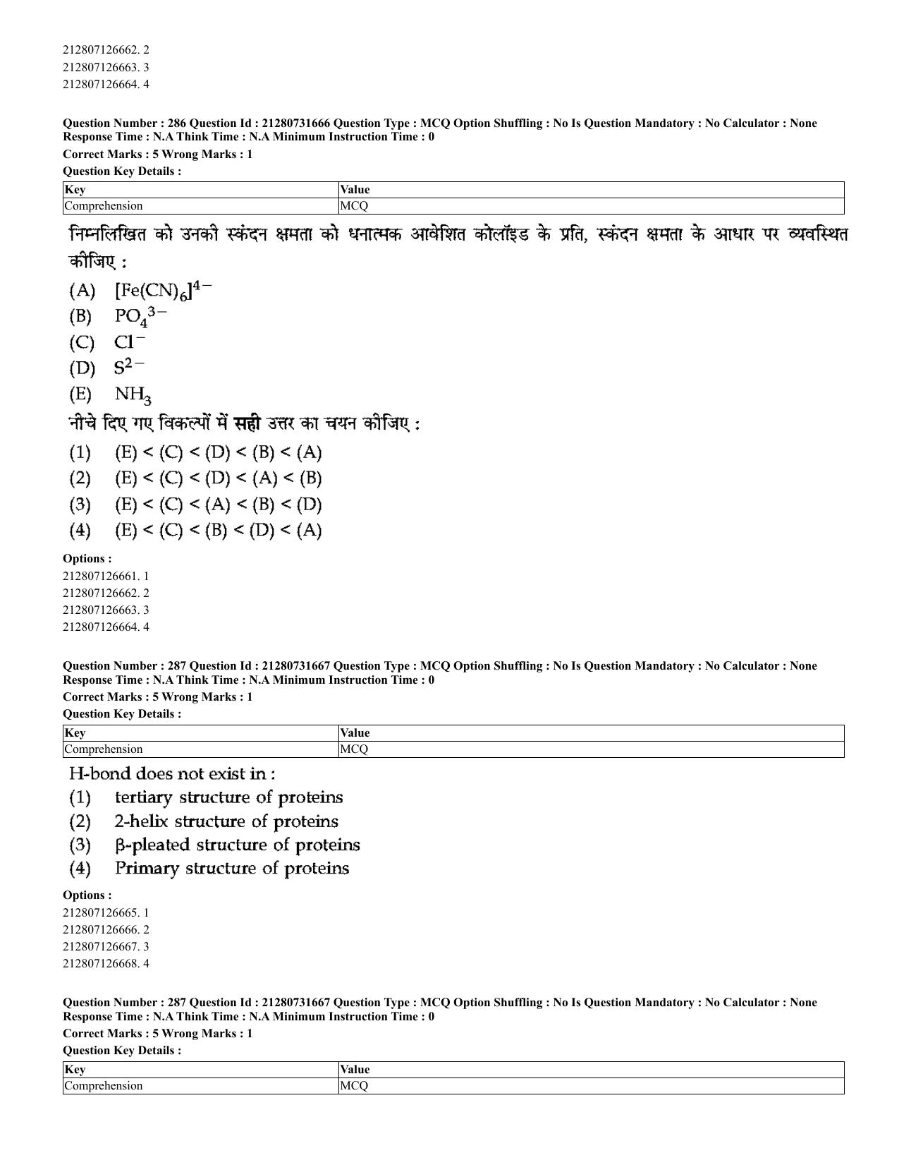 CUET 2023 English Hindi Shift 3 Question Papers - Page 252