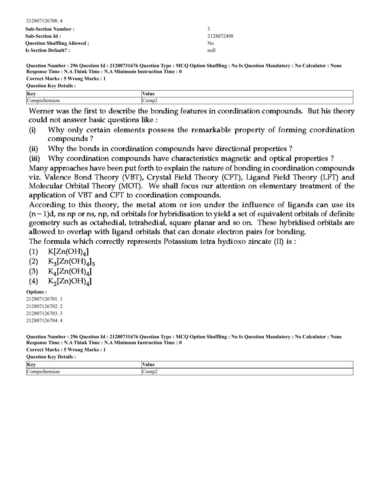 CUET 2023 English Hindi Shift 3 Question Papers - Page 262