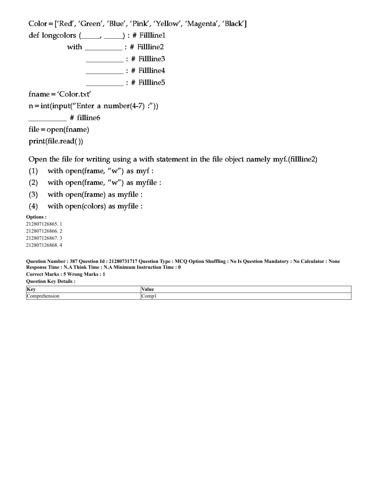 CUET 2023 English Hindi Shift 3 Question Papers - Page 350