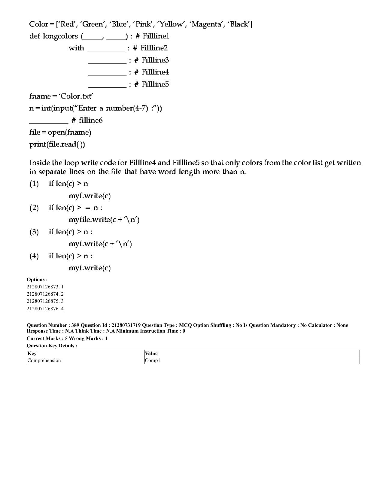 CUET 2023 English Hindi Shift 3 Question Papers - Page 354