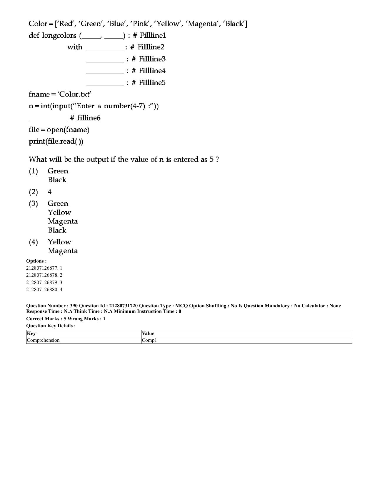 CUET 2023 English Hindi Shift 3 Question Papers - Page 356