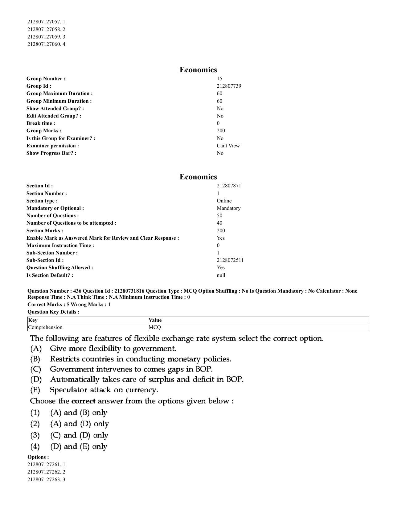 CUET 2023 English Hindi Shift 3 Question Papers - Page 406