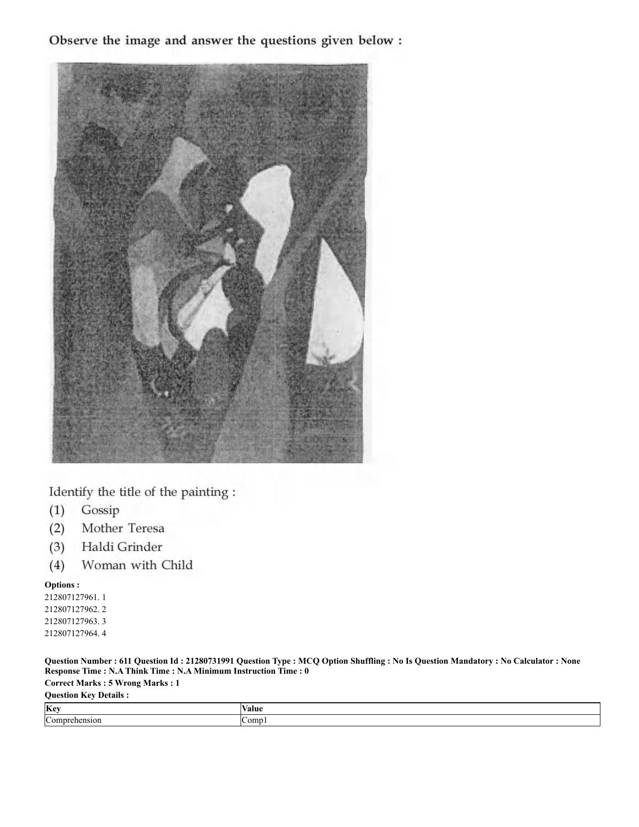 CUET 2023 English Hindi Shift 3 Question Papers - Page 578