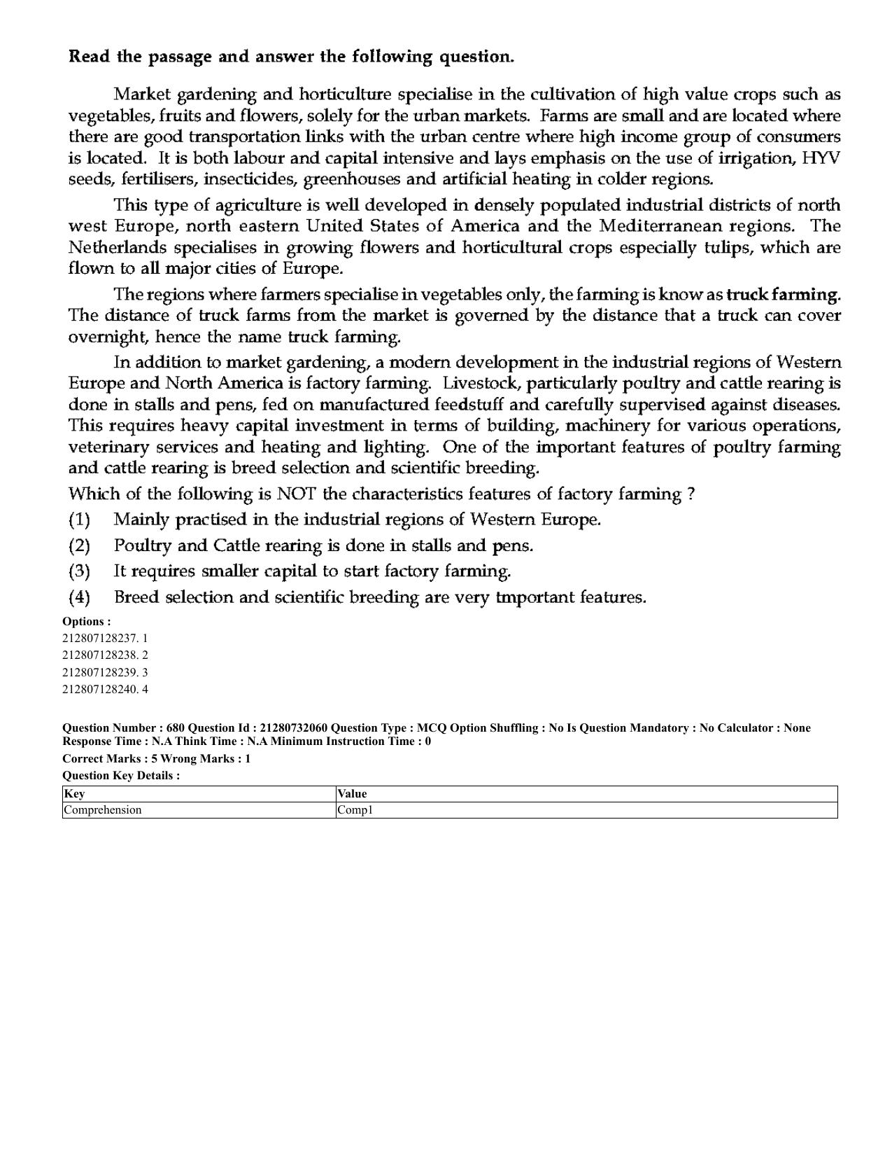 CUET 2023 English Hindi Shift 3 Question Papers - Page 654