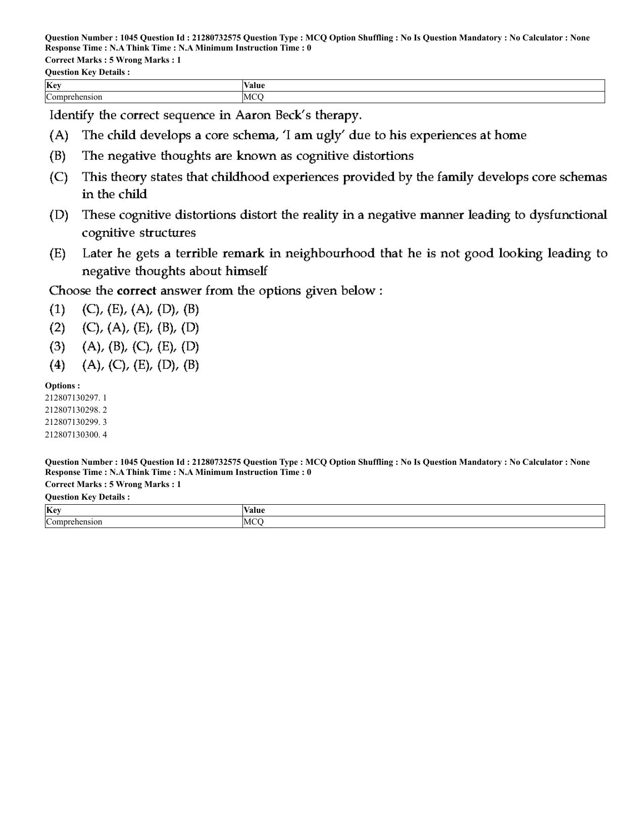 CUET 2023 English Hindi Shift 3 Question Papers - Page 998