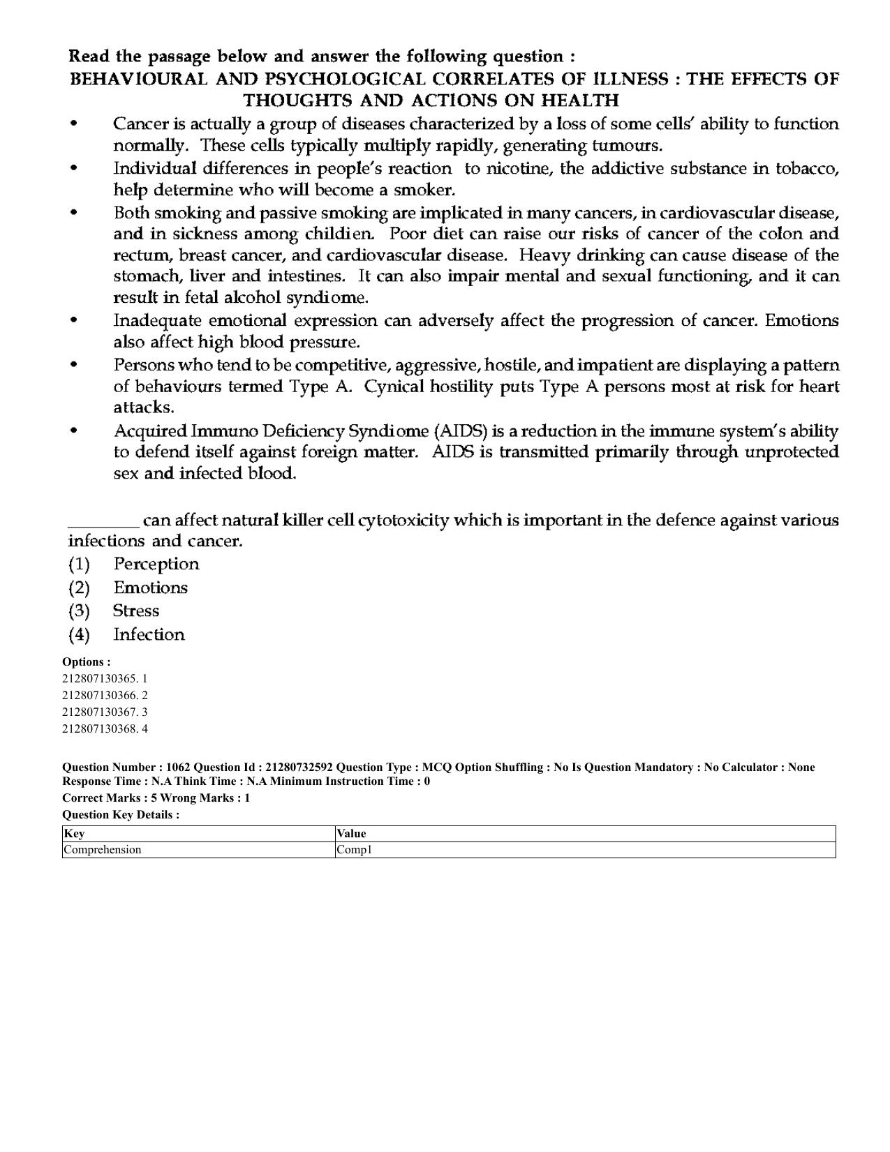 CUET 2023 English Hindi Shift 3 Question Papers - Page 1016
