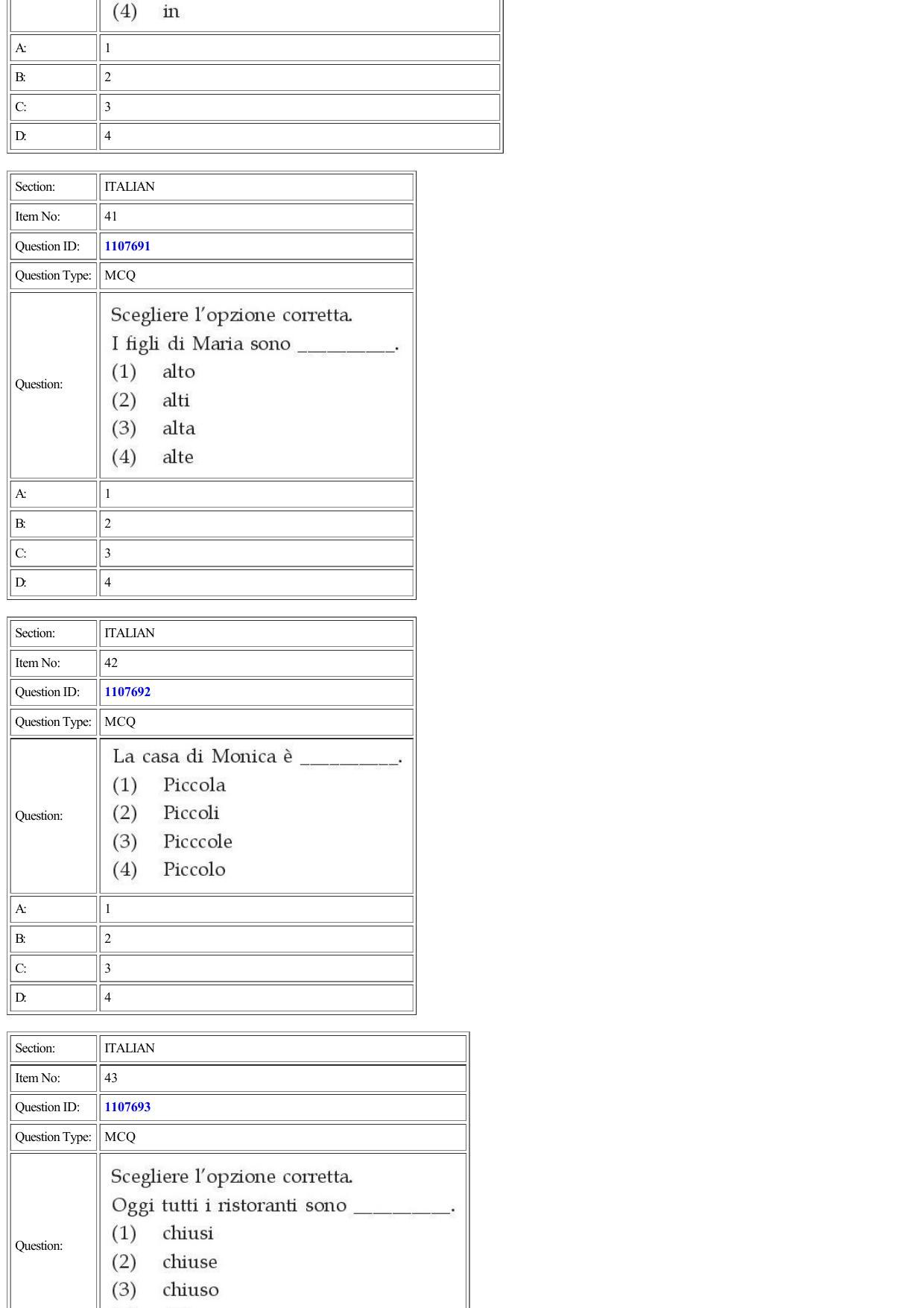 CUET 2022 Question Paper of Italian - Page 28