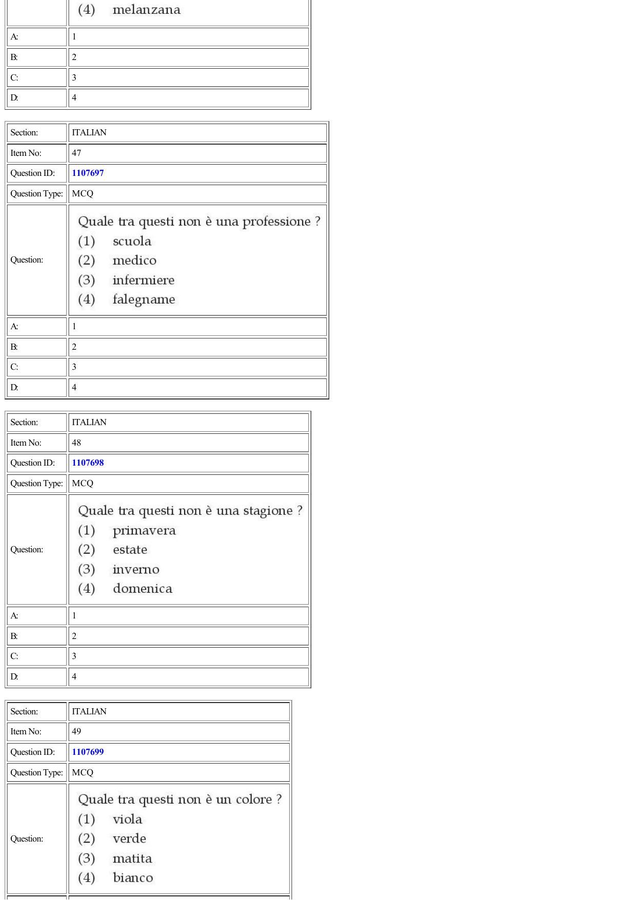 CUET 2022 Question Paper of Italian - Page 30