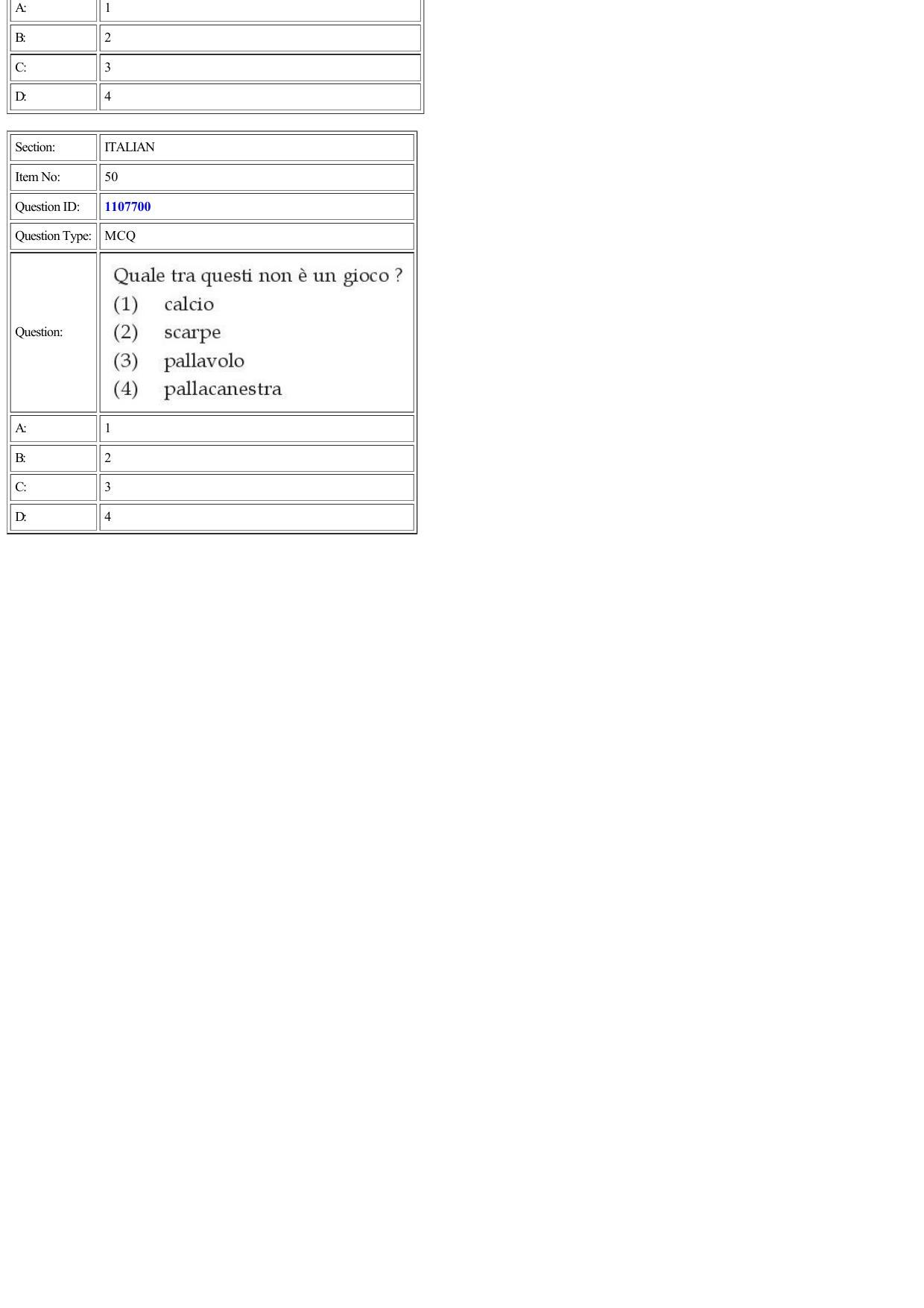 CUET 2022 Question Paper of Italian - Page 31