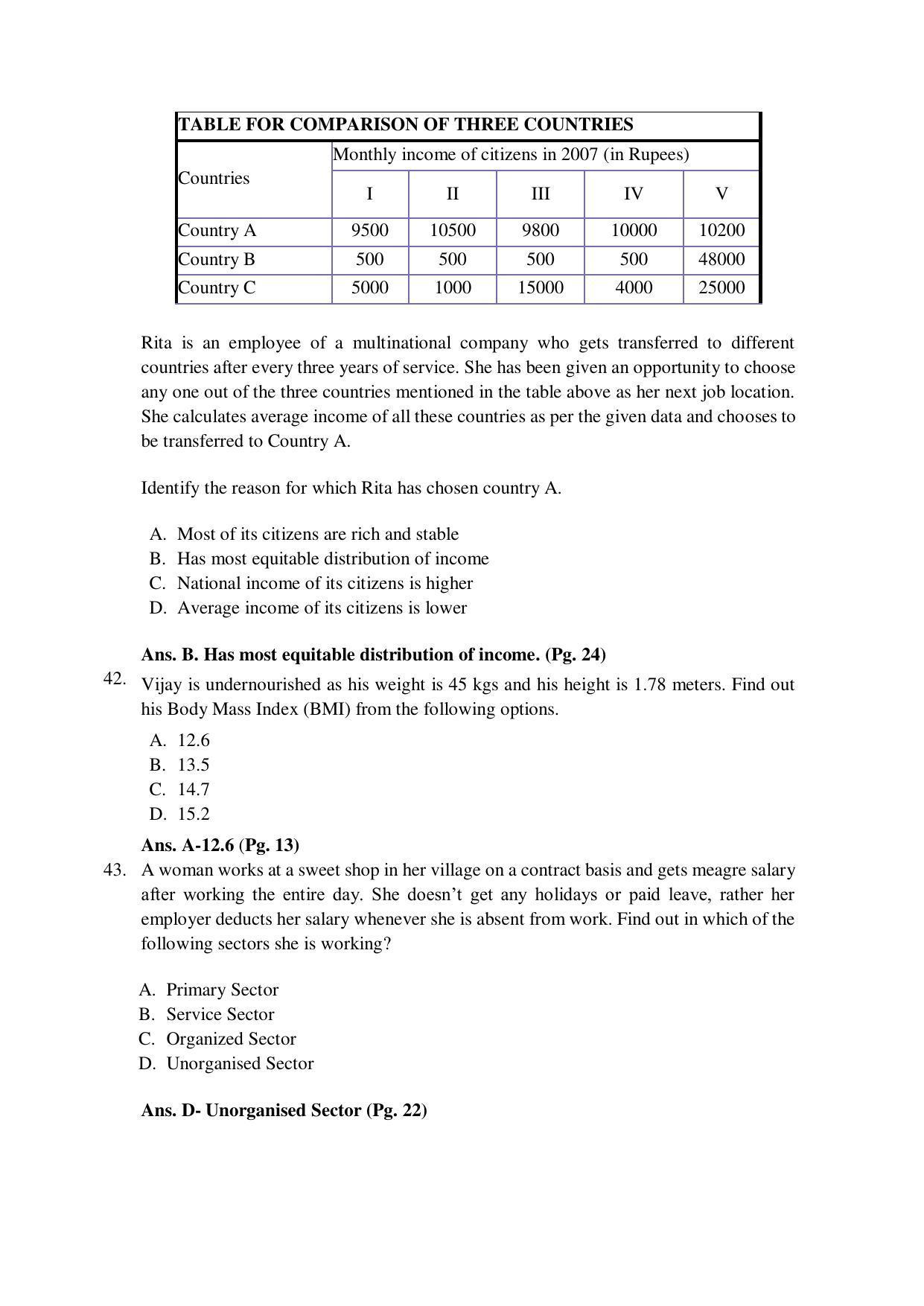 CBSE Class 10 Social Science Marking Scheme and Solutions 2021-22 - Page 11