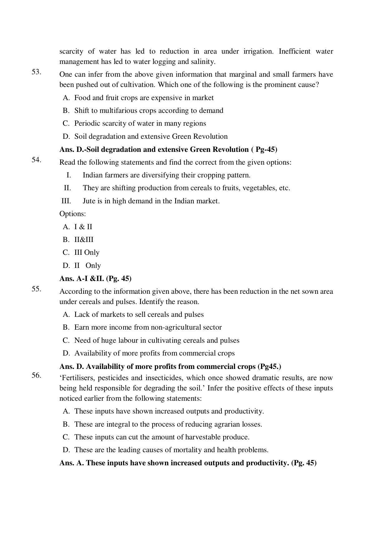 CBSE Class 10 Social Science Marking Scheme and Solutions 2021-22 - Page 15