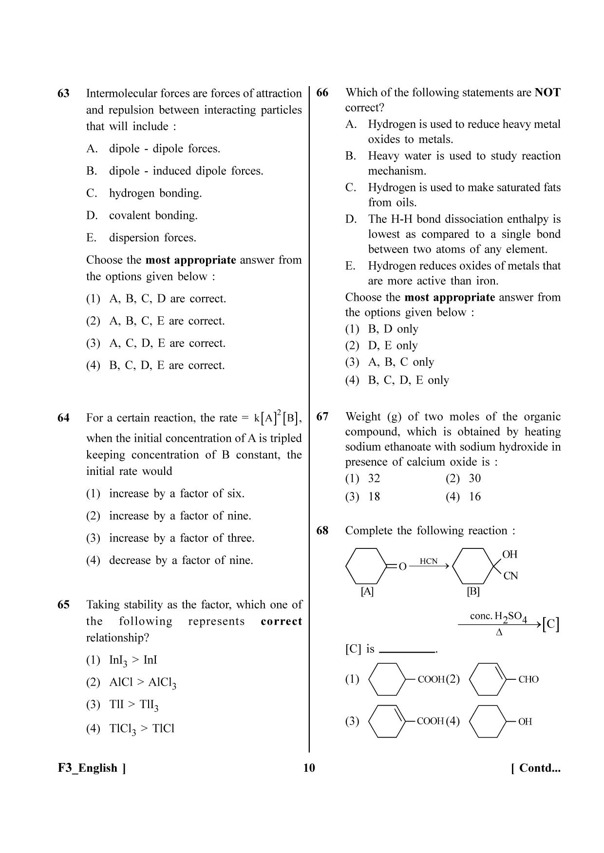 NEET 2023 F3 Question Paper - Page 10