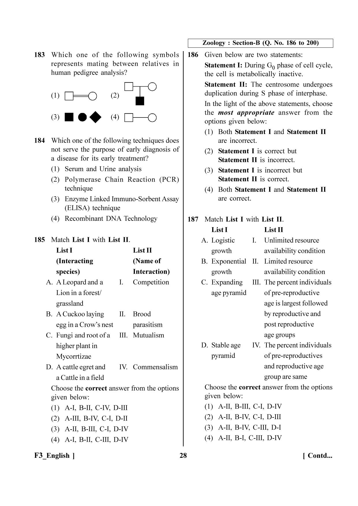 NEET 2023 F3 Question Paper - Page 28