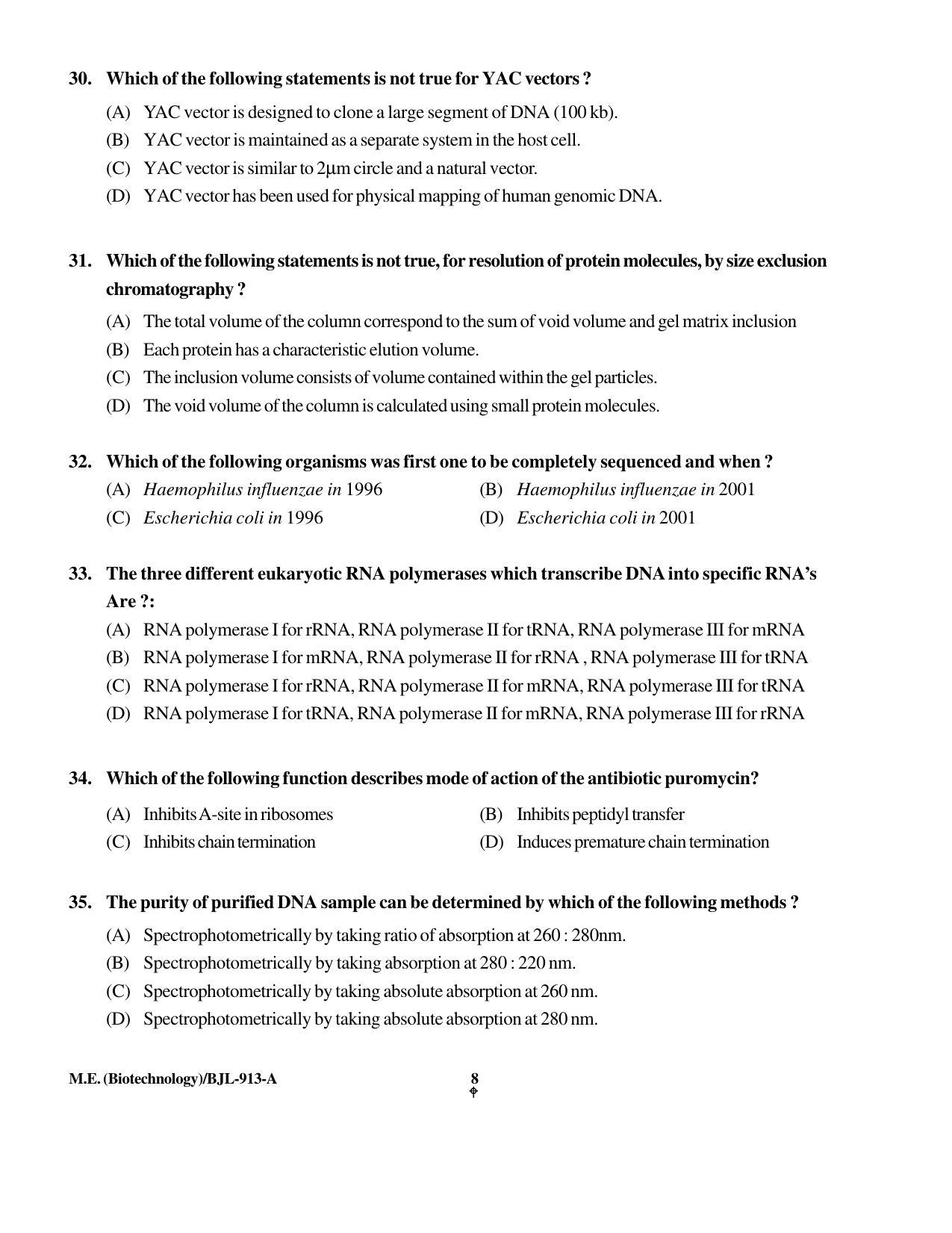 PU CET PG 2016 Question Paper Part II (SET A) - Page 90