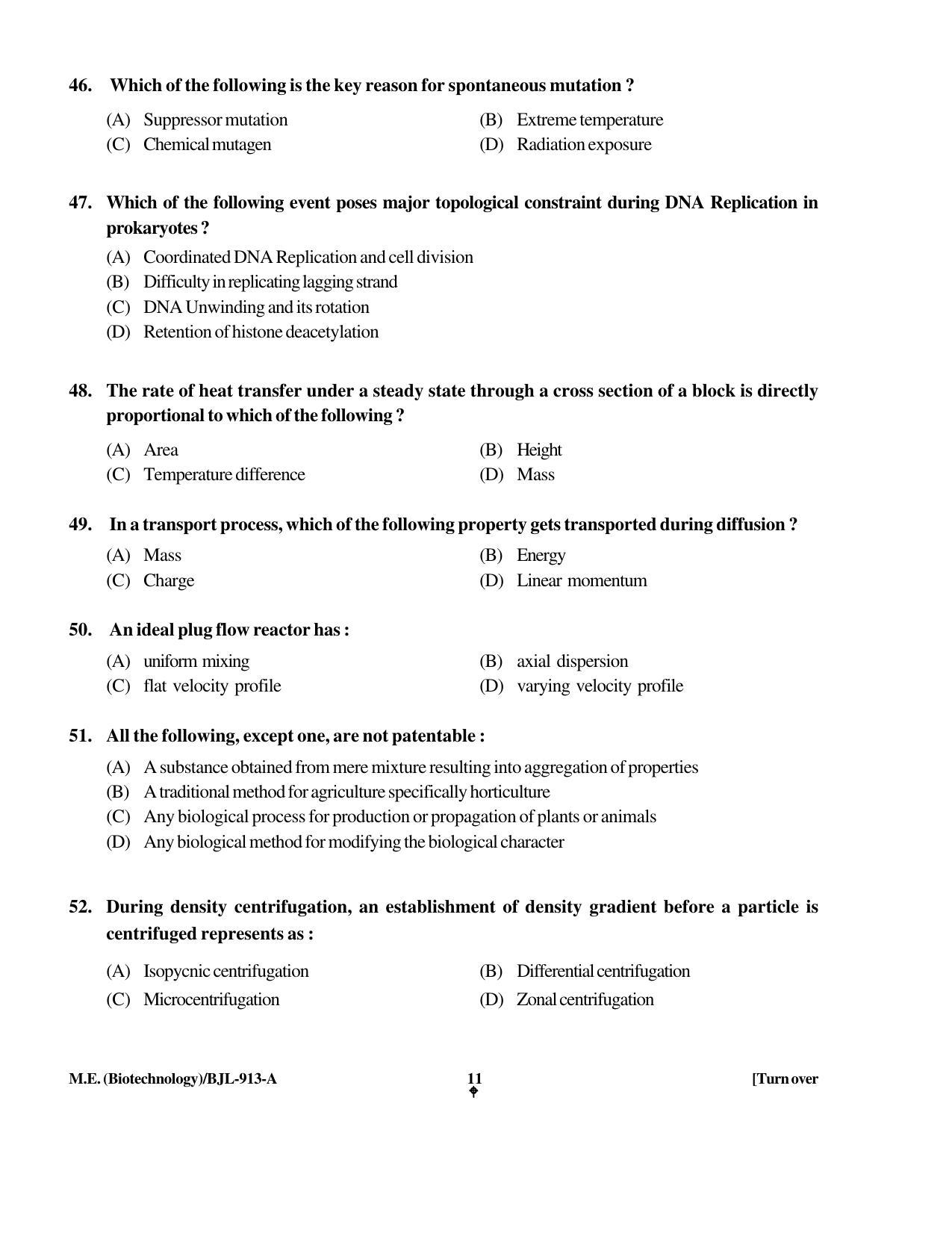 PU CET PG 2016 Question Paper Part II (SET A) - Page 93