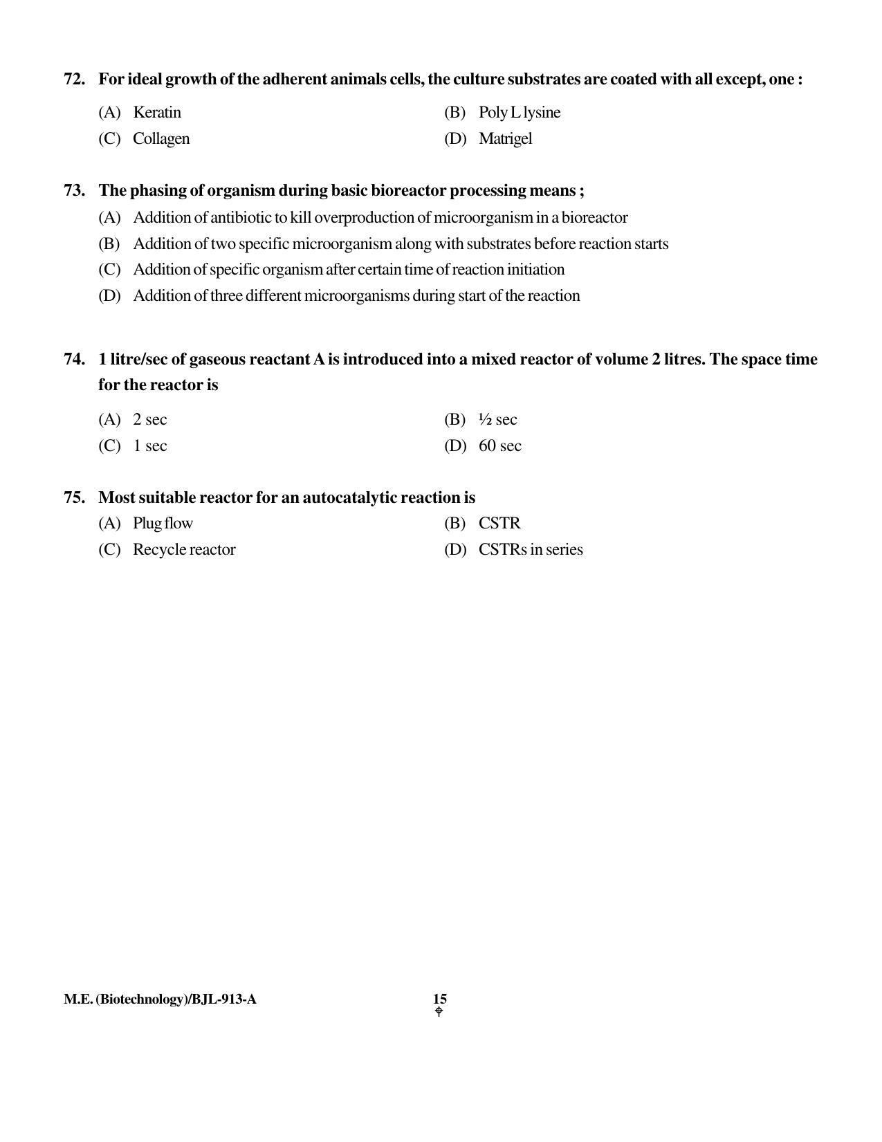 PU CET PG 2016 Question Paper Part II (SET A) - Page 97