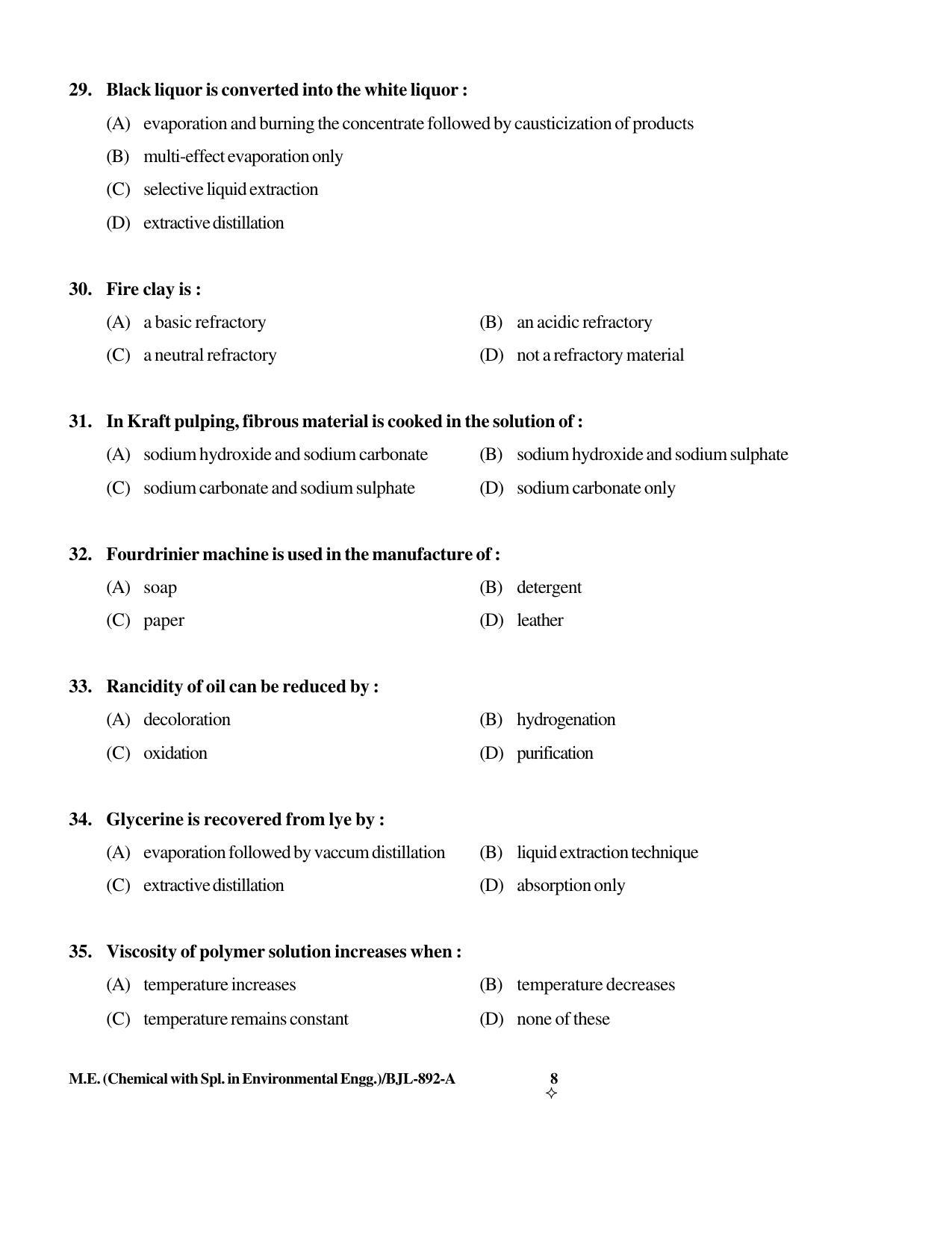 PU CET PG 2016 Question Paper Part II (SET A) - Page 106
