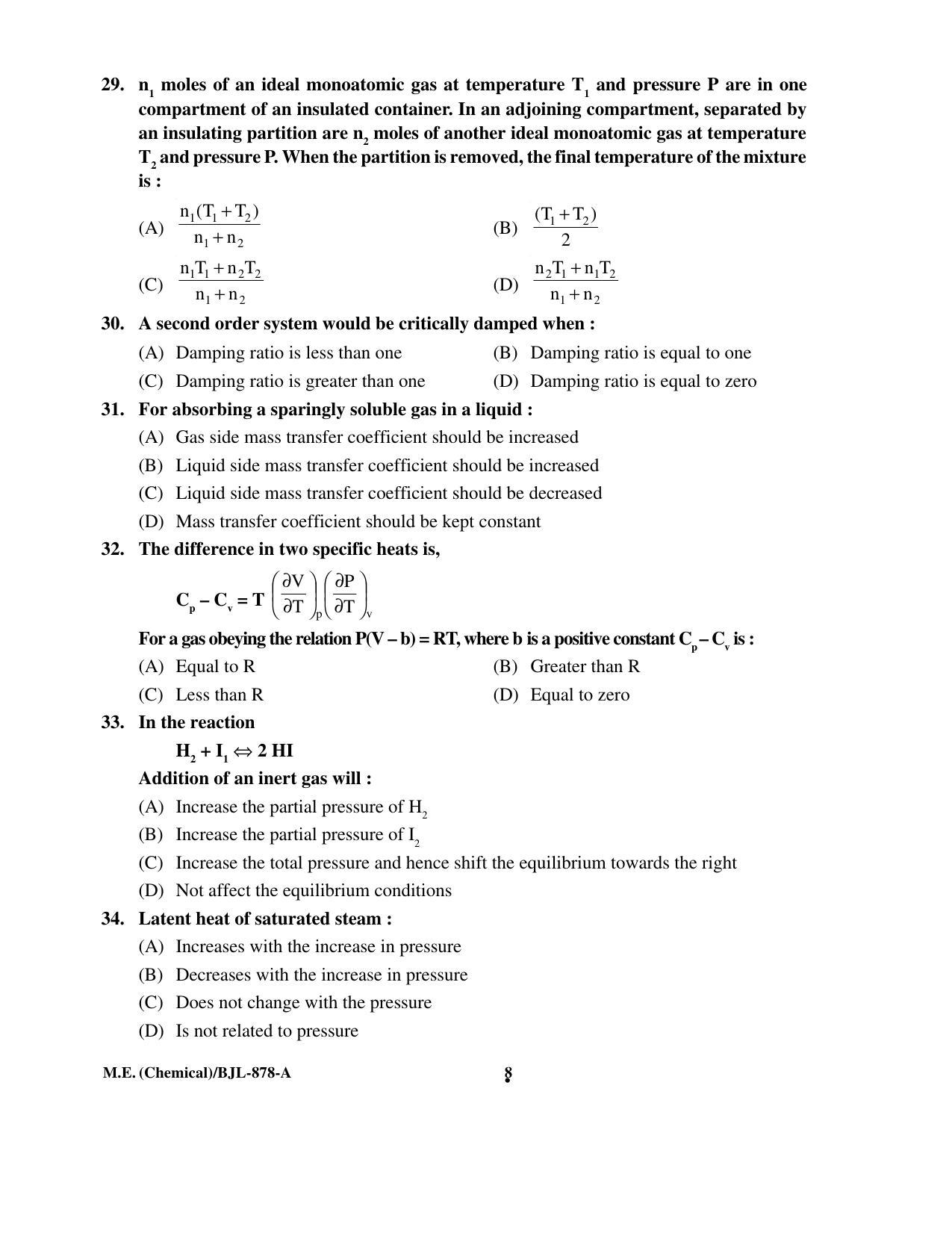 PU CET PG 2016 Question Paper Part II (SET A) - Page 122