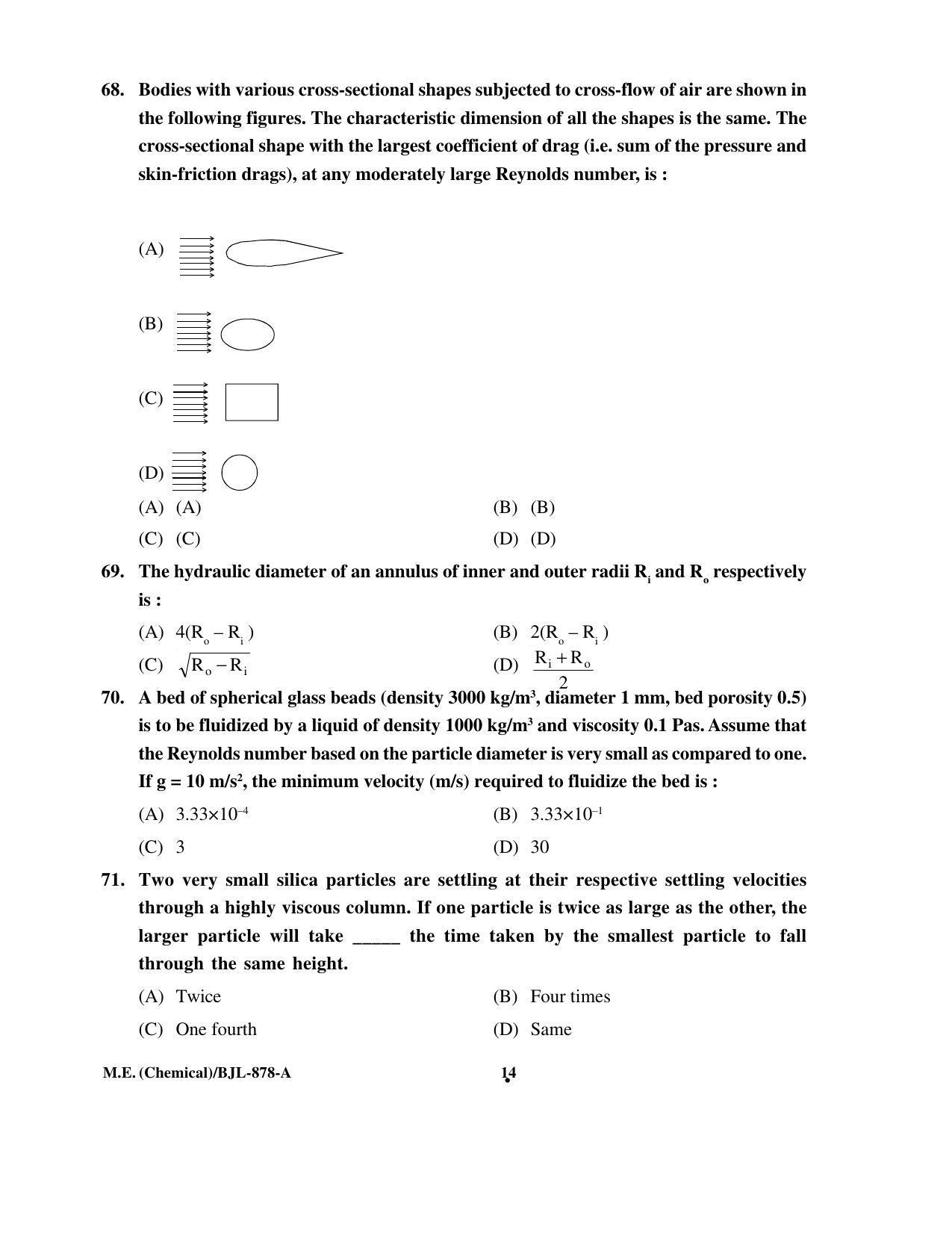 PU CET PG 2016 Question Paper Part II (SET A) - Page 128