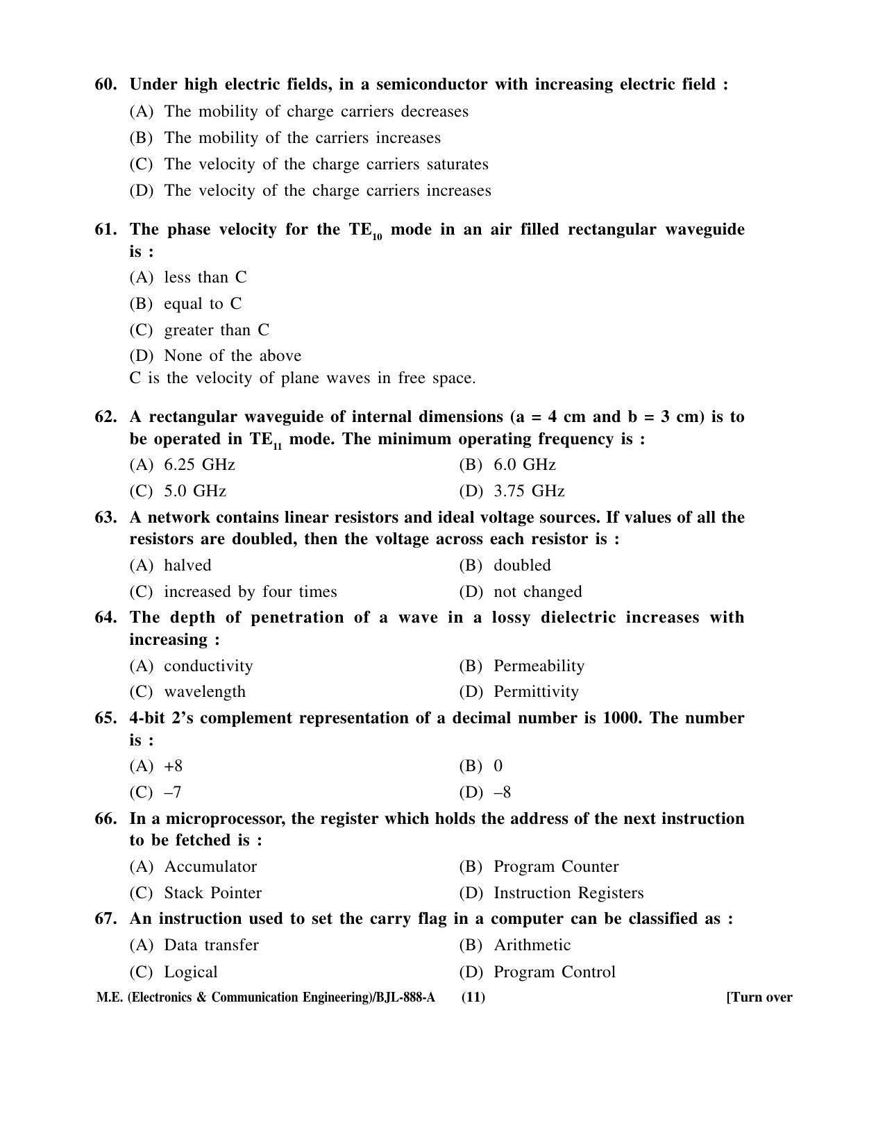 PU CET PG 2016 Question Paper Part II (SET A) - Page 156